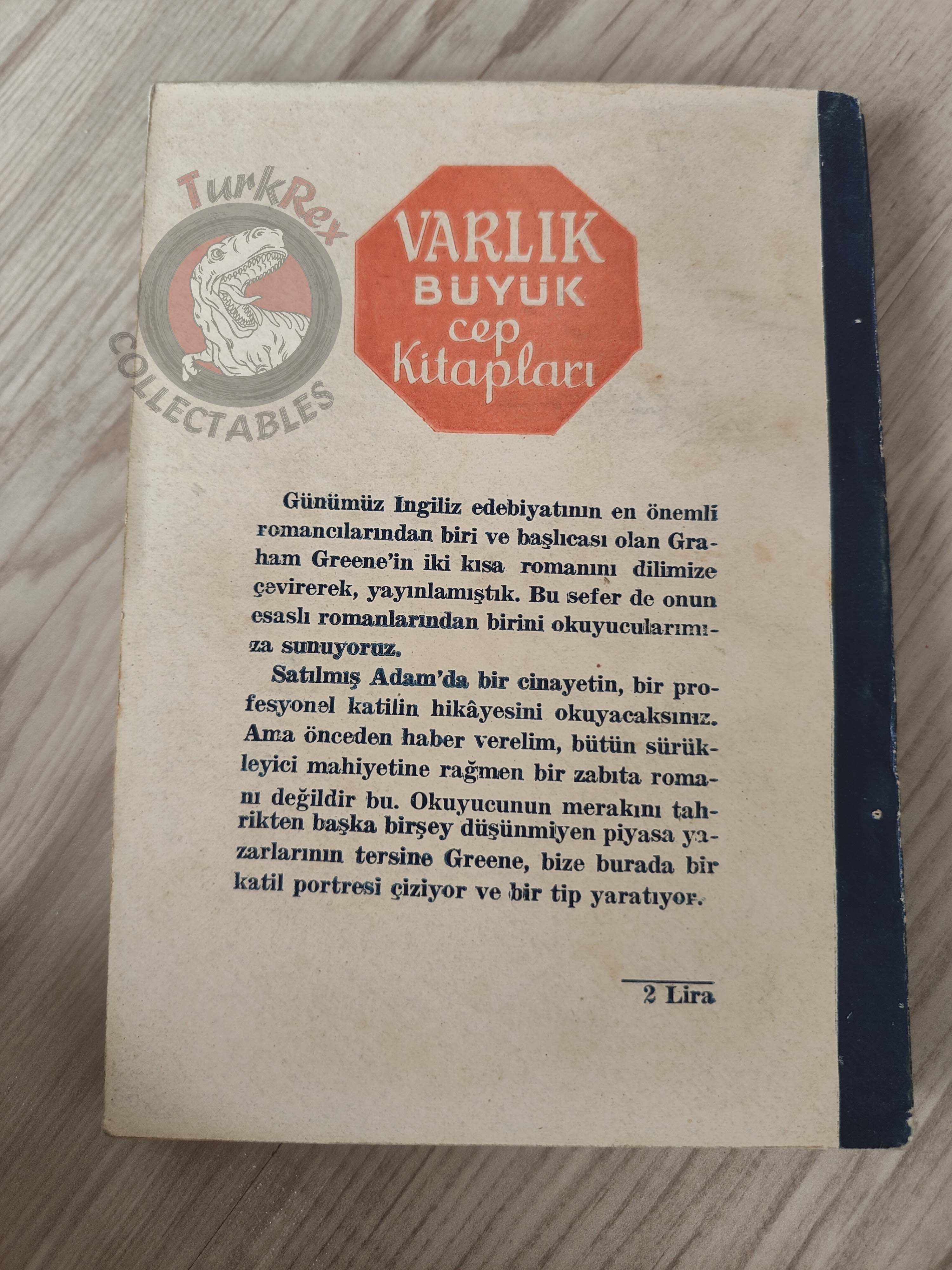 Graham Greene – A Gun for Sale 1955 1st Turkish Book Turkey