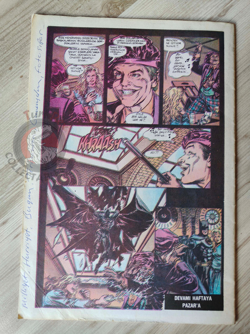 Batman The 1989 Movie Adaptation Issue #1 1989 Turkish Joker Comic Turkey