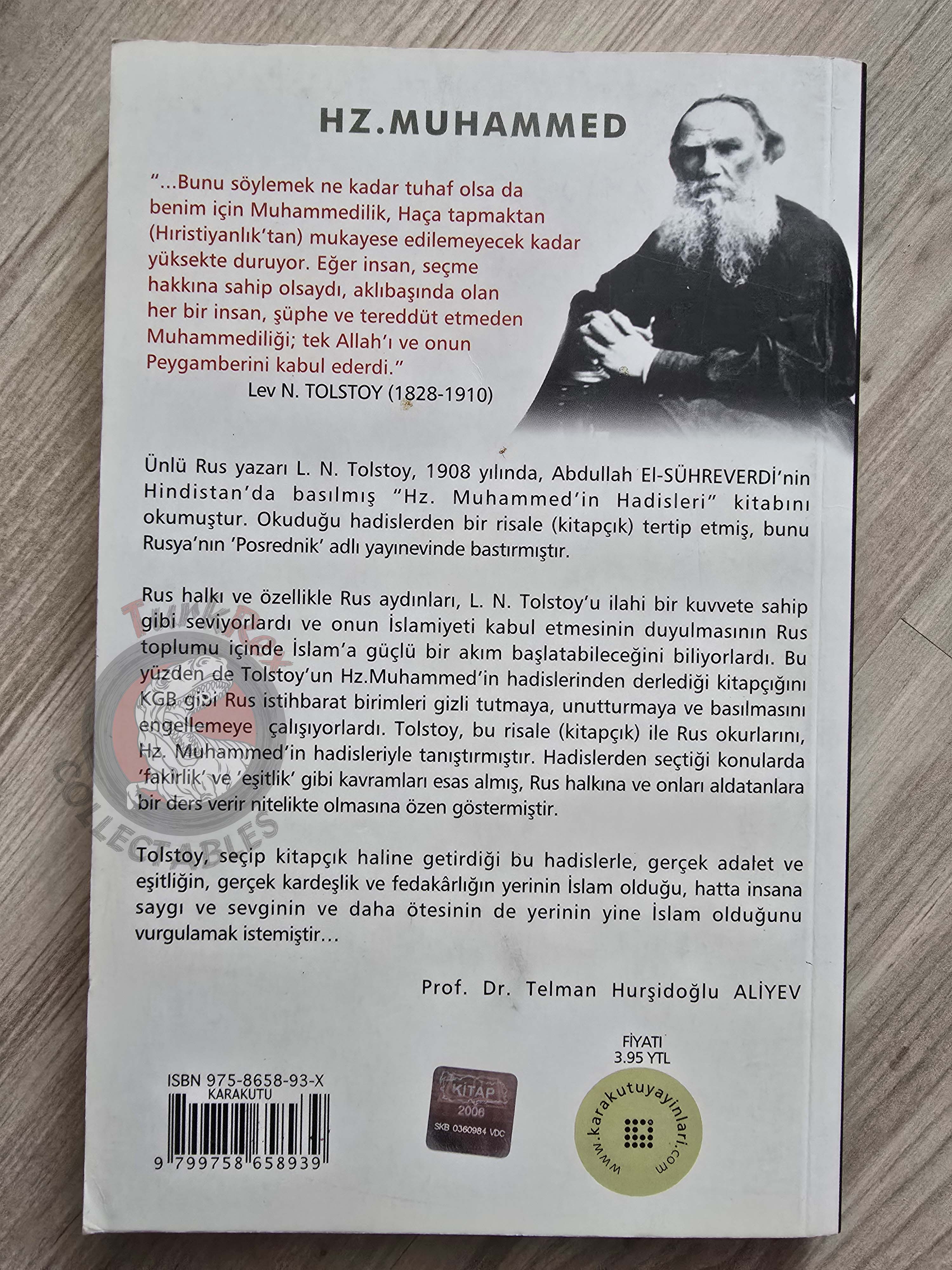 Leo Tolstoy – The Sayings of Muhammad 2007 Turkish Book Turkey