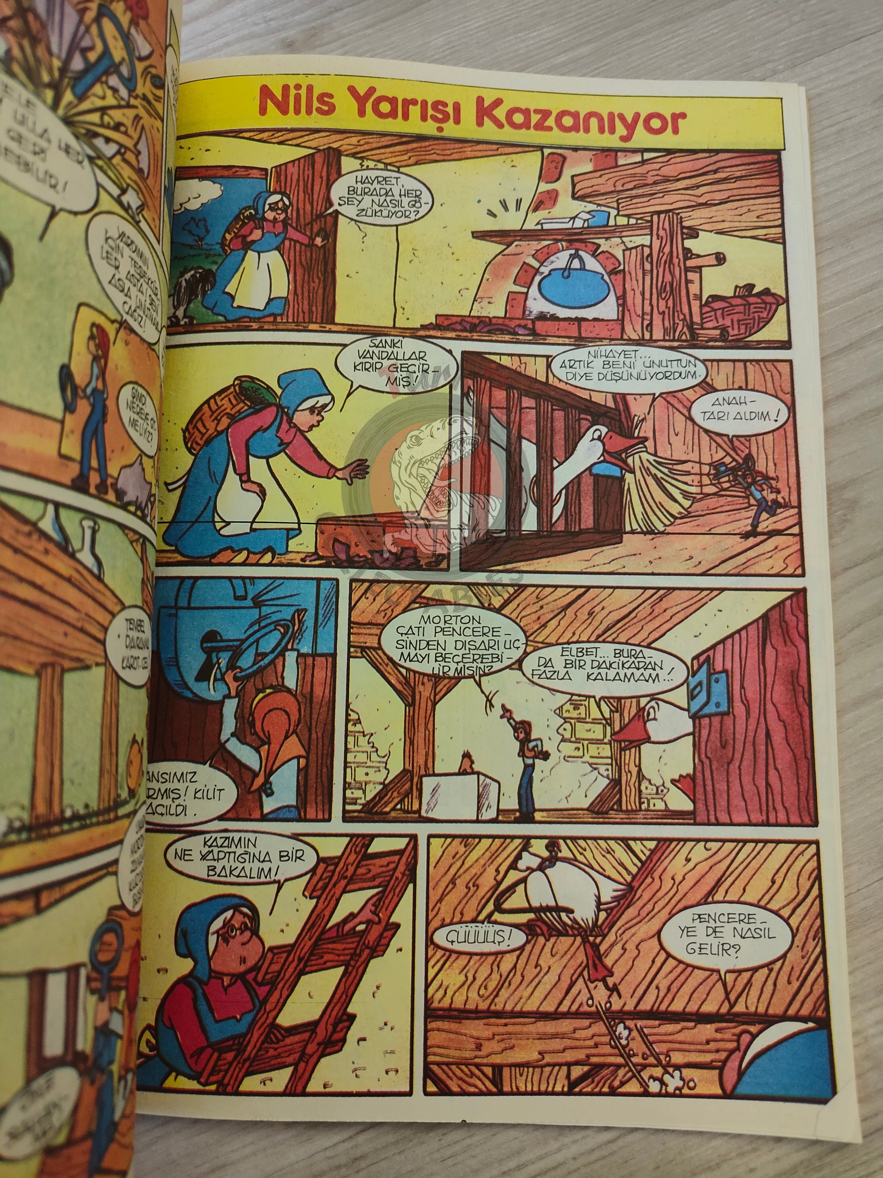 The Wonderful Adventures of Nils #5 1985 Turkish Comic Turkey Selma Lagerlöf
