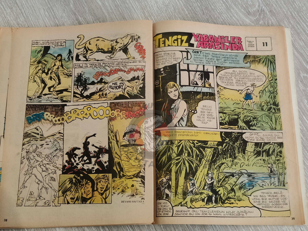 Tercüman Çocuk #41 1982 Turkish Comic Turkey Superman Star Wars #28 The Flintstones Tounga Larry Yuma