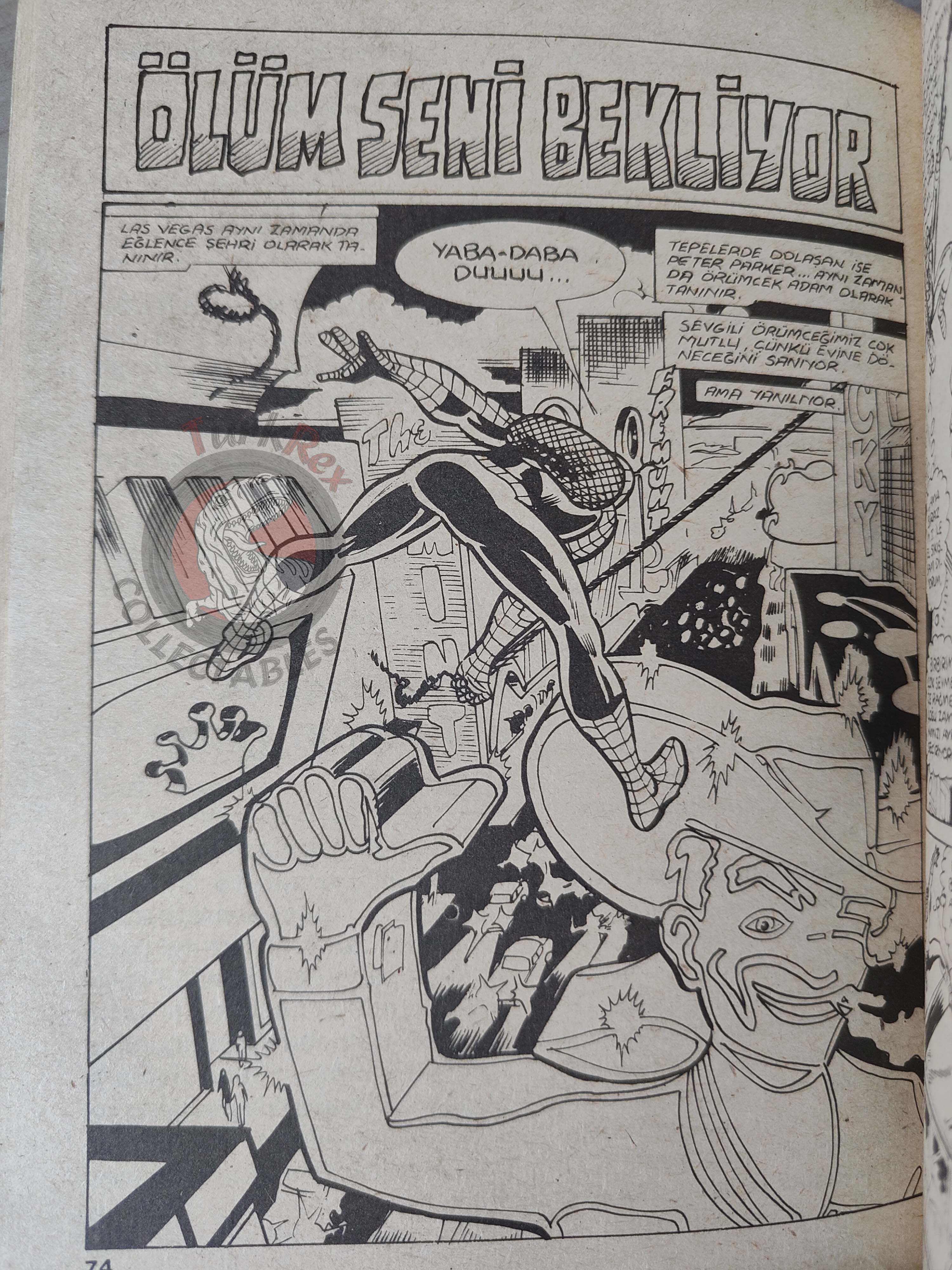 Spider-Man #110 1989 Turkish Comic Turkey Web of #45 Spectacular #143 Amazing #304 #305