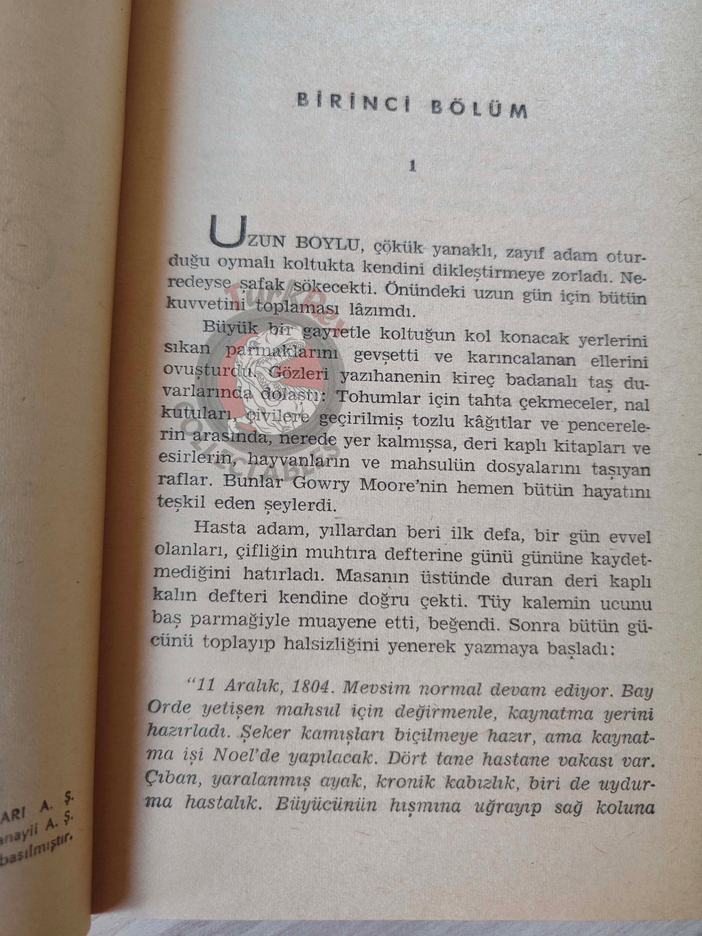 Herbert Best – Diane 1963 1st Turkish Book Turkey