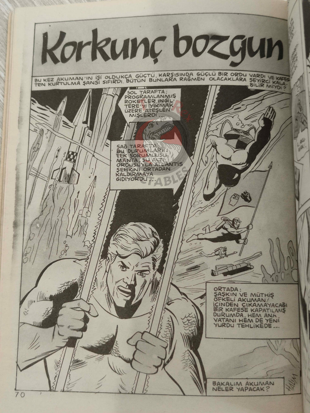 Superman Vol #55 1993 Turkish Comic Turkey Aquaman World of Krypton #1