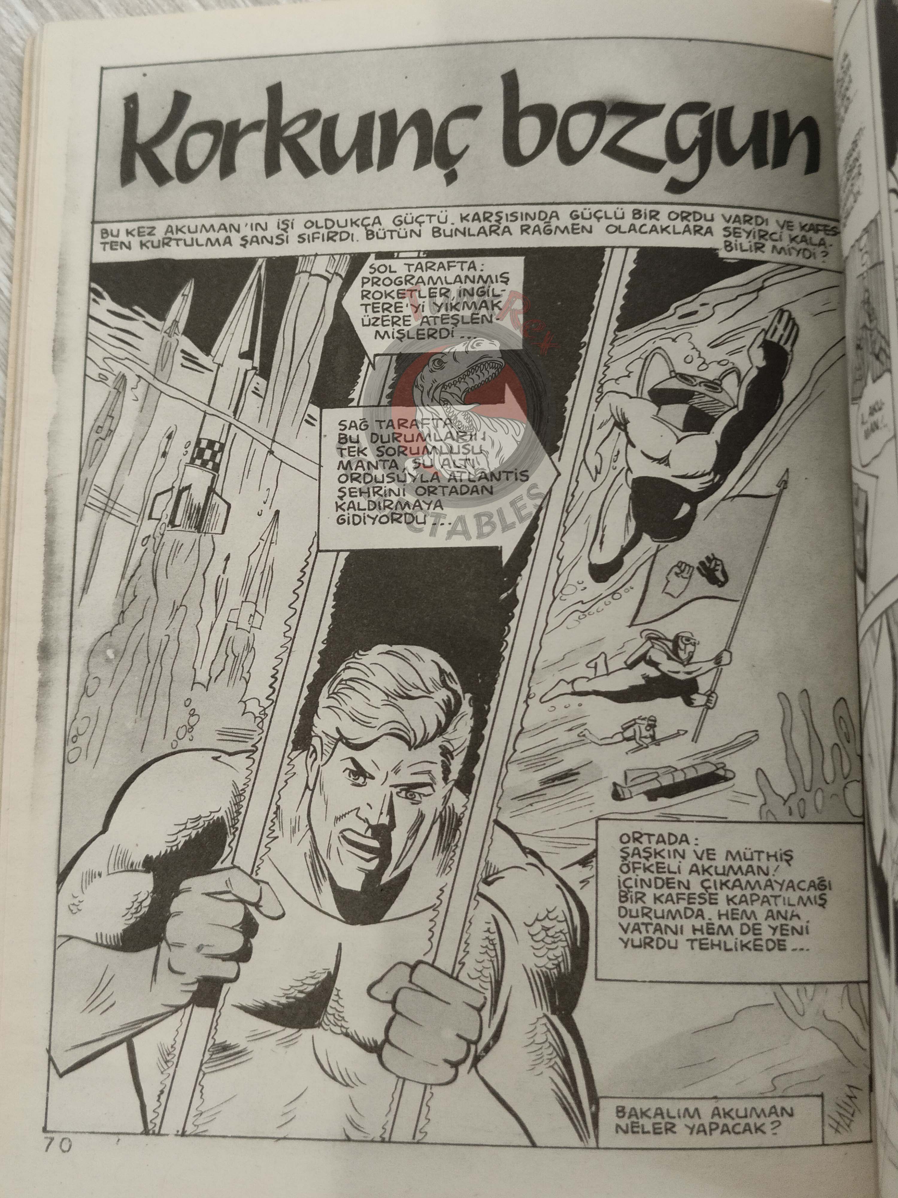 Superman Vol #55 1993 Turkish Comic Turkey Aquaman World of Krypton #1