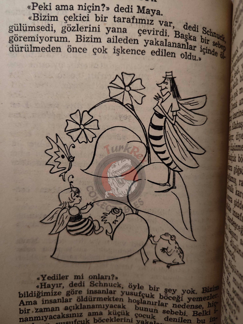 Waldemar Bonsels – Maya the Bee 1954 Turkish Book Turkey Illustrated