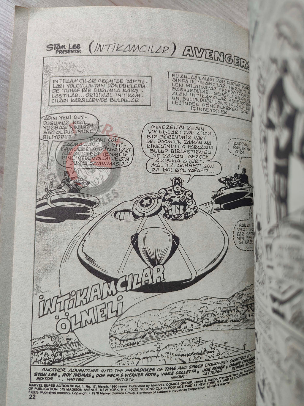 Ms. Marvel #5 1988 Turkish Comic Turkey #8 The Avengers #41 #17