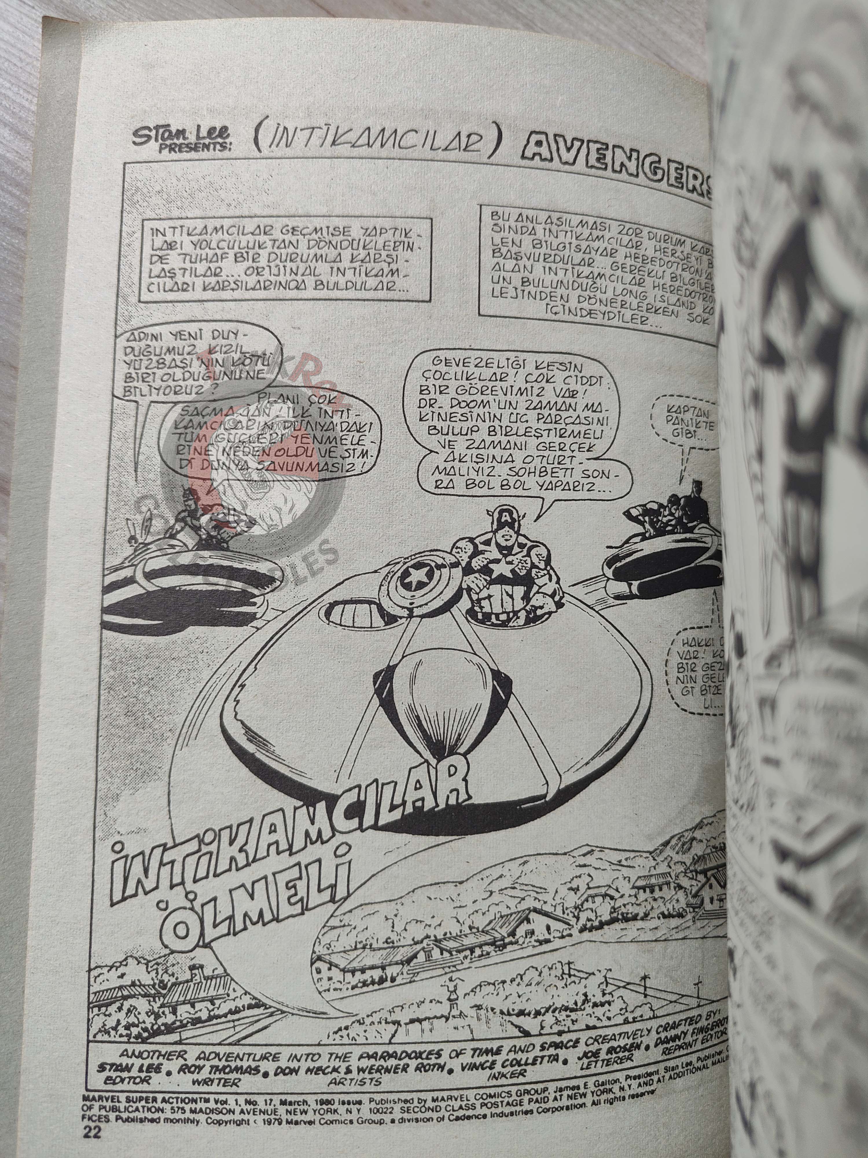 Ms. Marvel #5 1988 Turkish Comic Turkey #8 The Avengers #41 #17