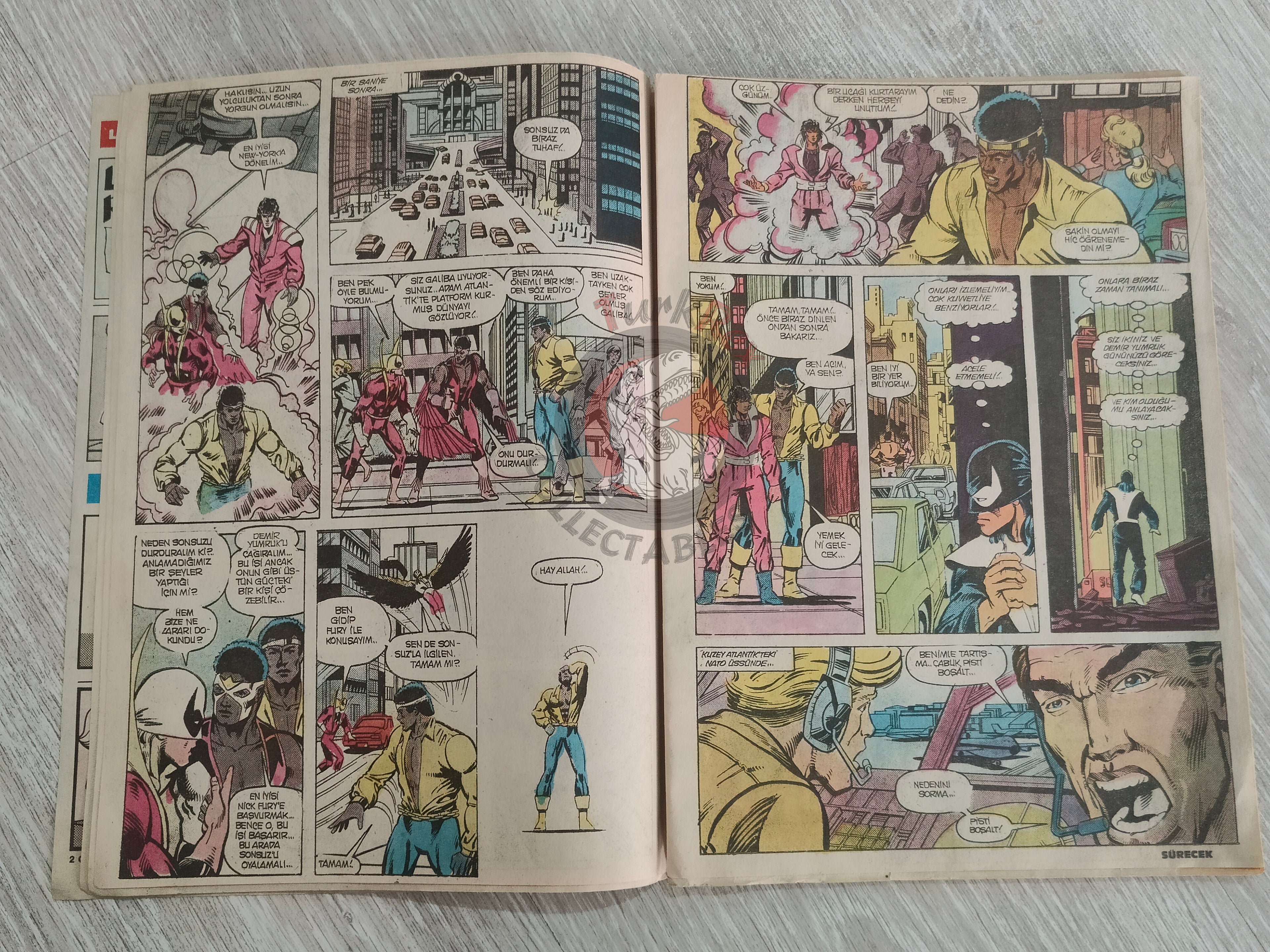 Güneş Çocuk #1 1989 Iron Fist, Indiana Jones, Pink Panther Turkish Comic Turkey
