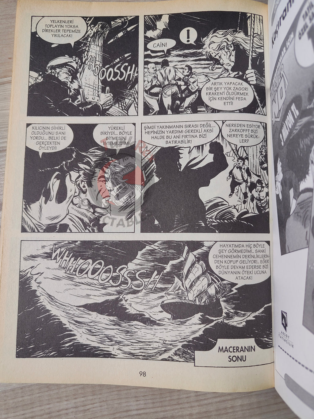 Zagor #2 1999 Kraken Turkish Comic Turkey