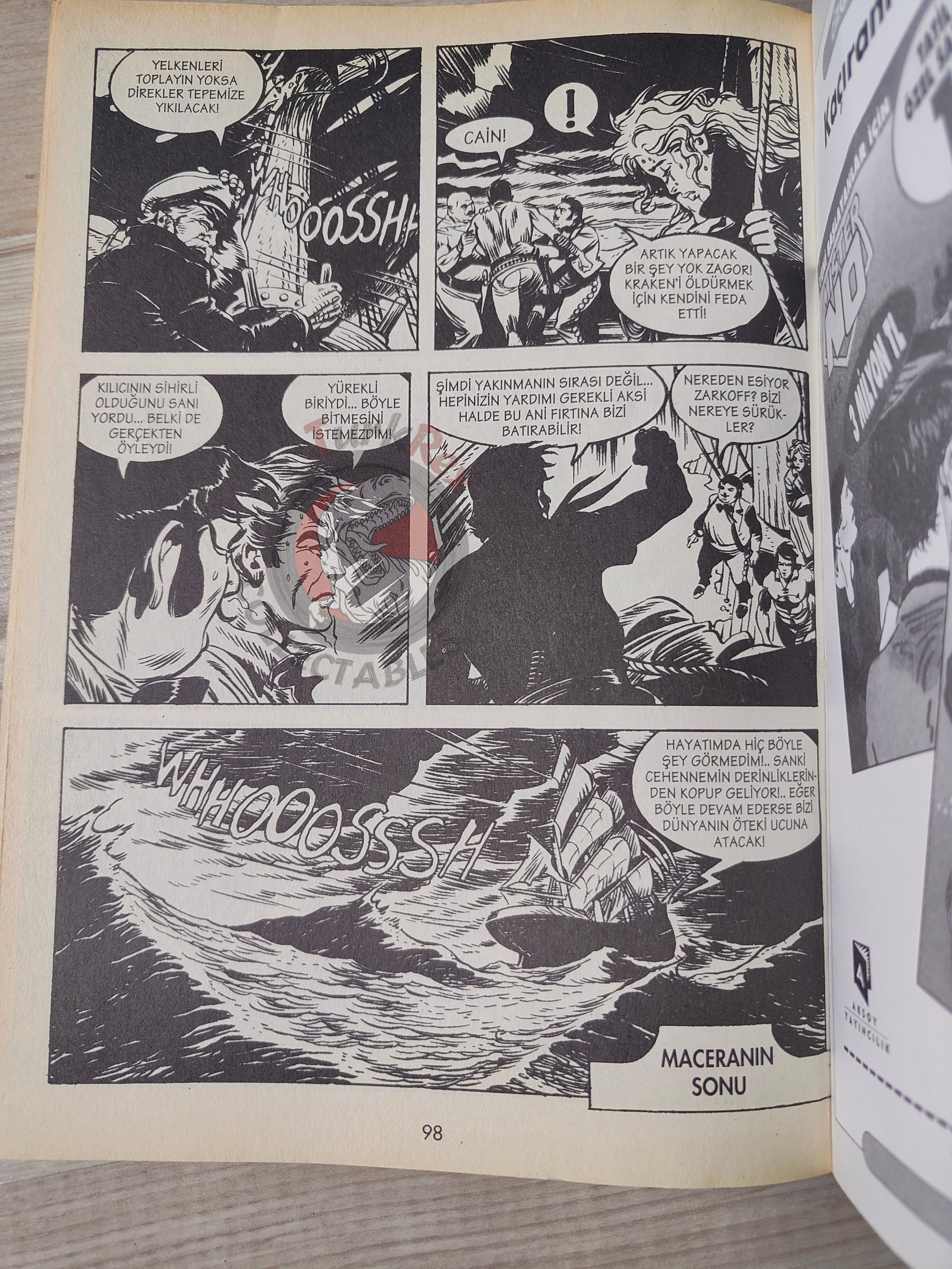 Zagor #2 1999 Kraken Turkish Comic Turkey