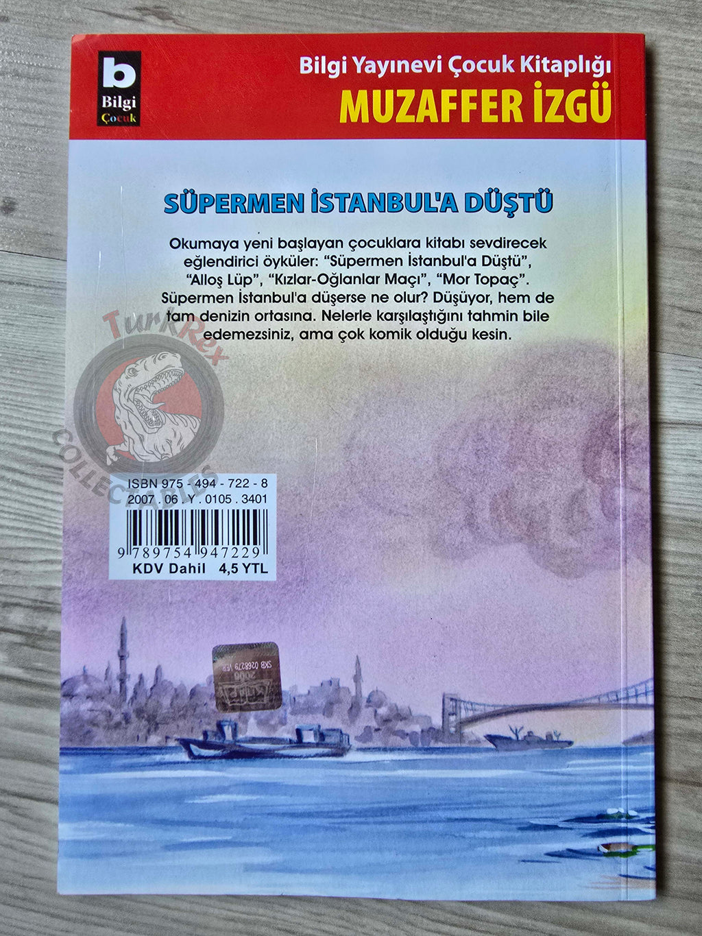 Superman Fell into Istanbul – Muzaffer İzgü 2007 Turkish Book Turkey Illustrated