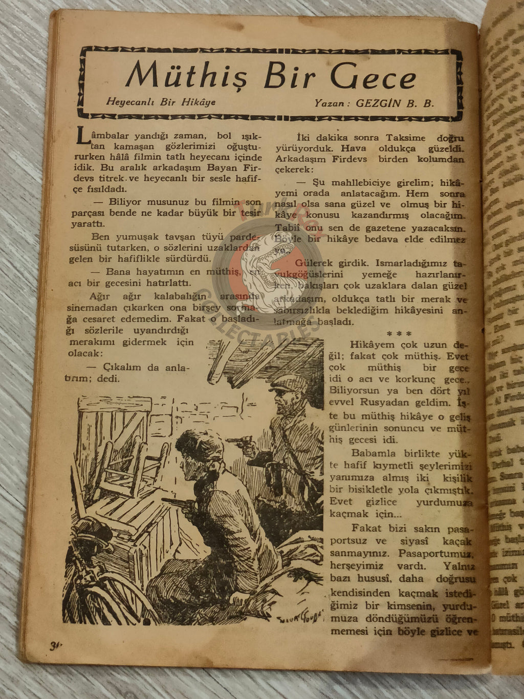 The Phantom 1944 Mysterious Protector Turkish Comic Turkey