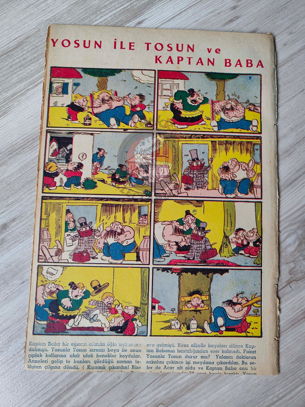 Yavrutürk #218 Mickey Mouse 1940 Turkish Comic Mag Turkey The Katzenjammer Kids