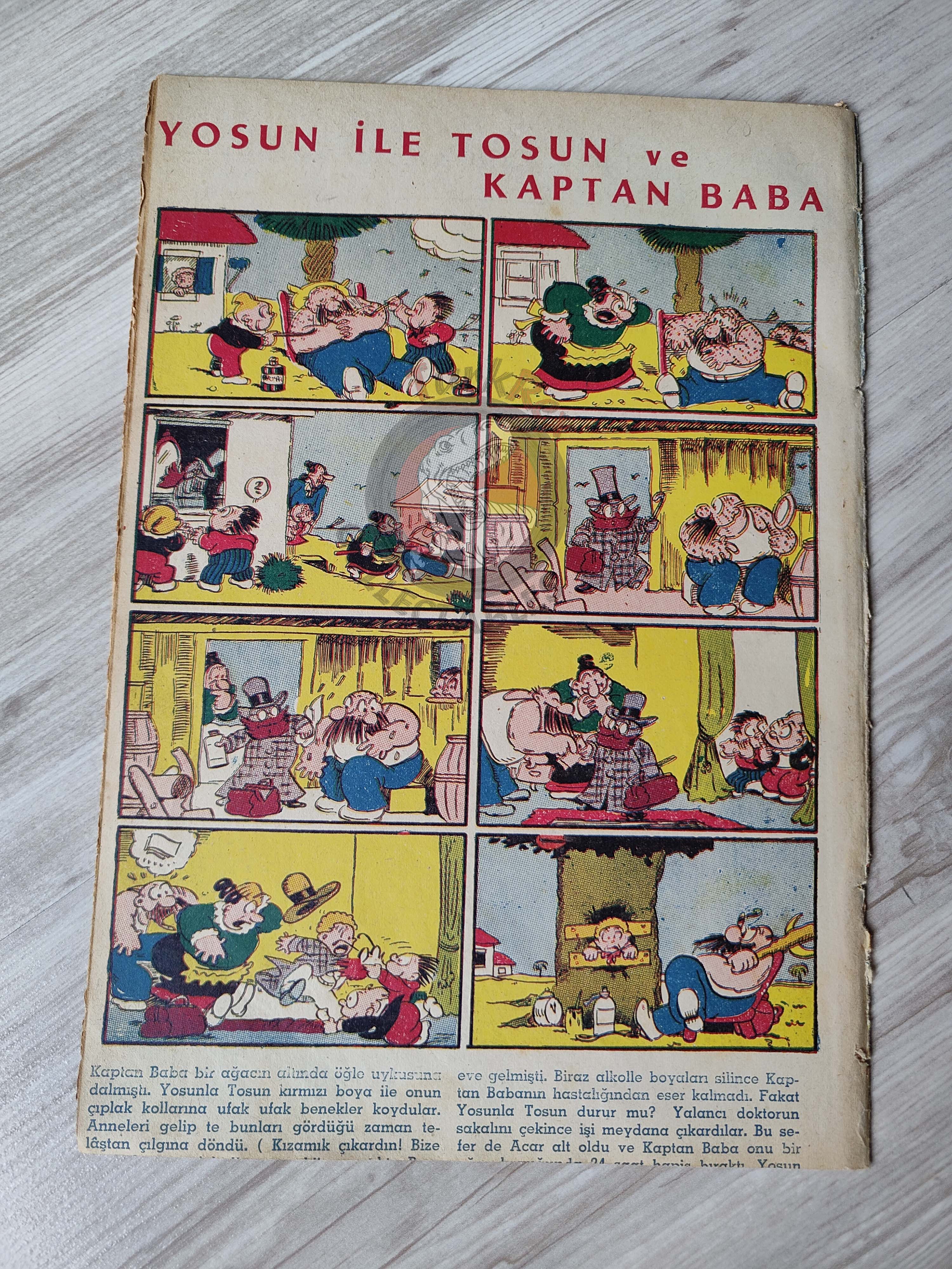 Yavrutürk #218 Mickey Mouse 1940 Turkish Comic Mag Turkey The Katzenjammer Kids
