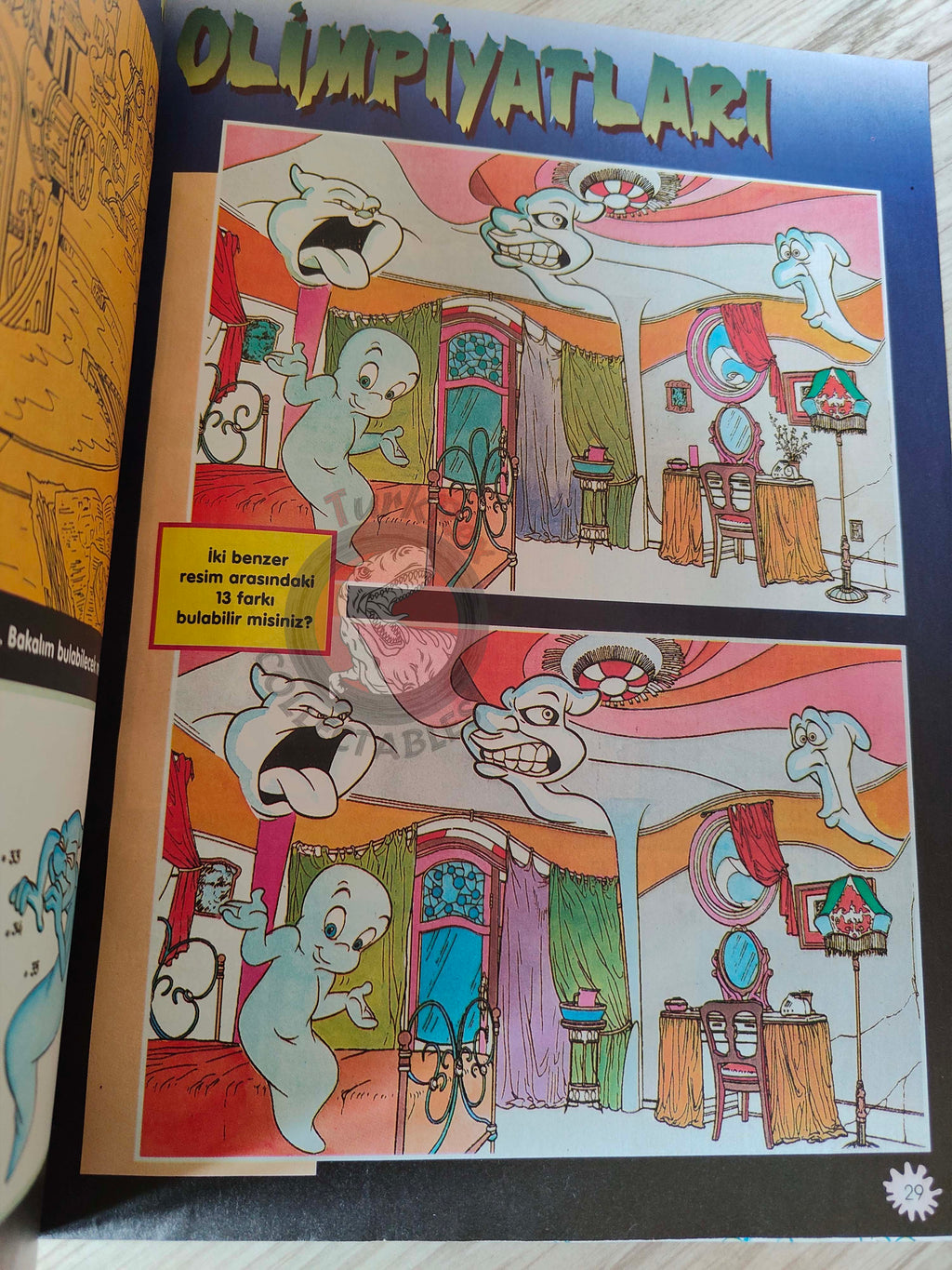 Casper the Friendly Ghost Magazine – Issue #11 1996 Turkish Comic Turkey