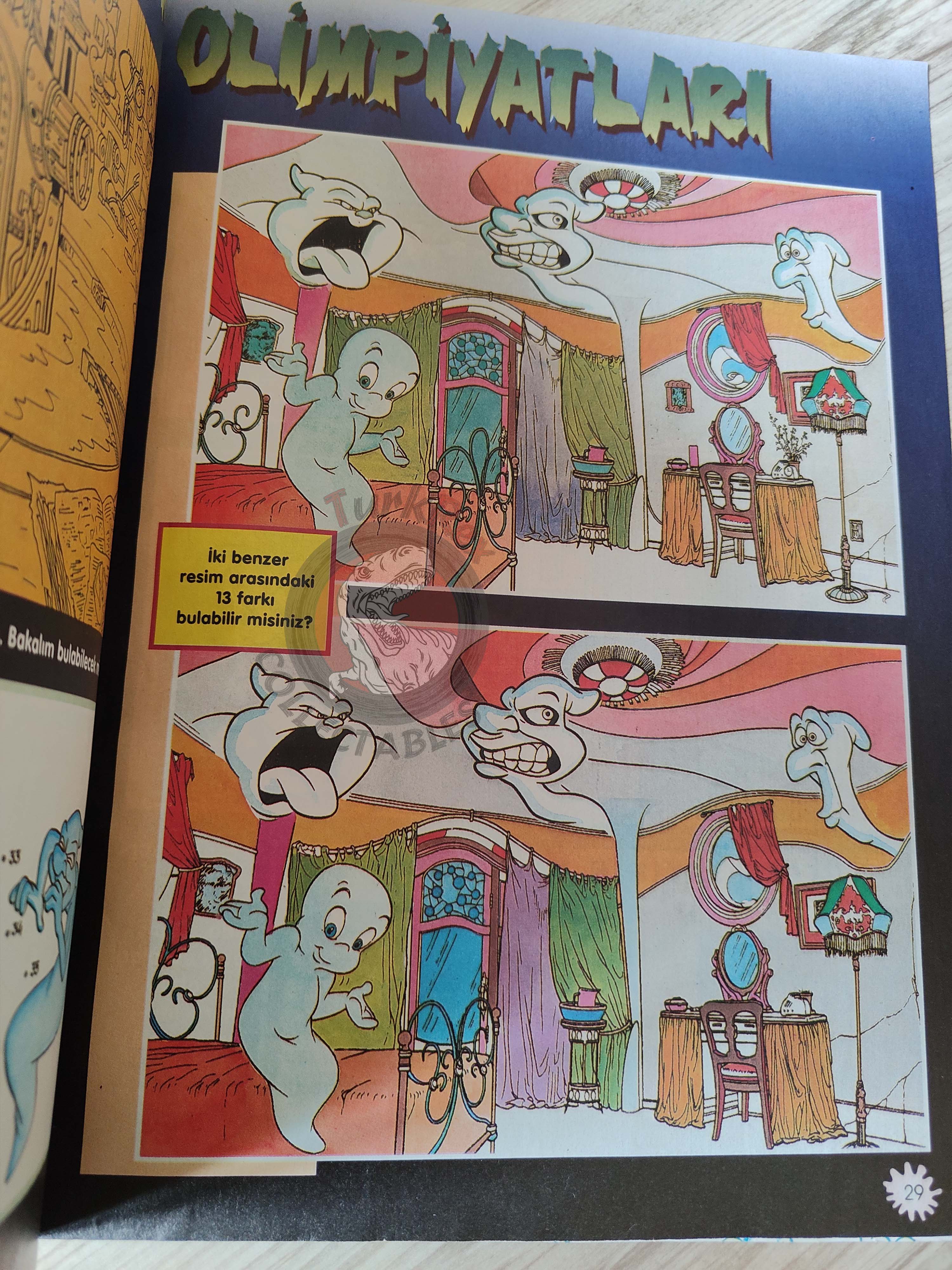 Casper the Friendly Ghost Magazine – Issue #11 1996 Turkish Comic Turkey