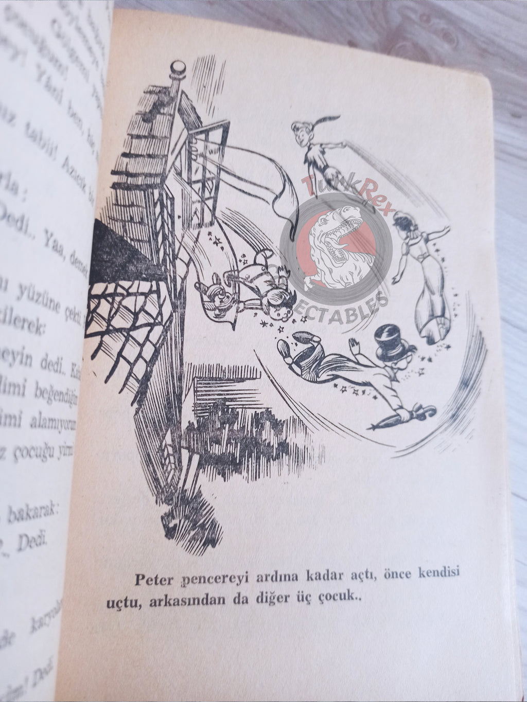 J. M. Barrie – Peter Pan 1960s Turkish Book Turkey Illustrated