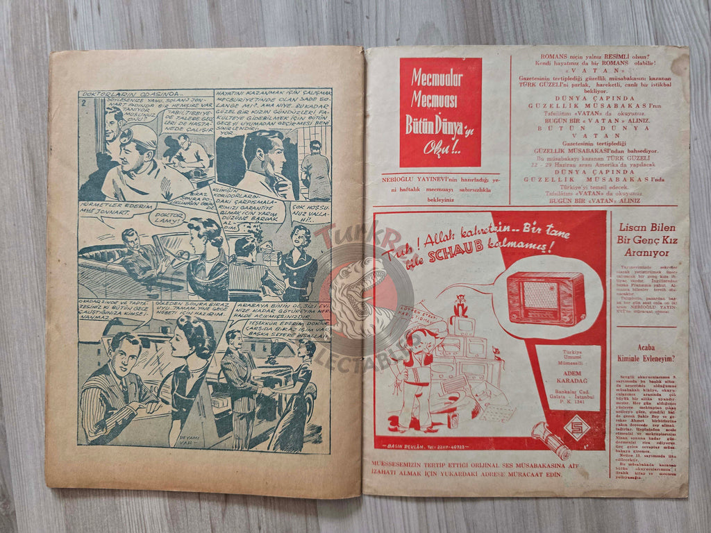 Resimli Romans 1952 Marilyn Monroe Turkish Mag Turkey Barbara Freking Hollywood