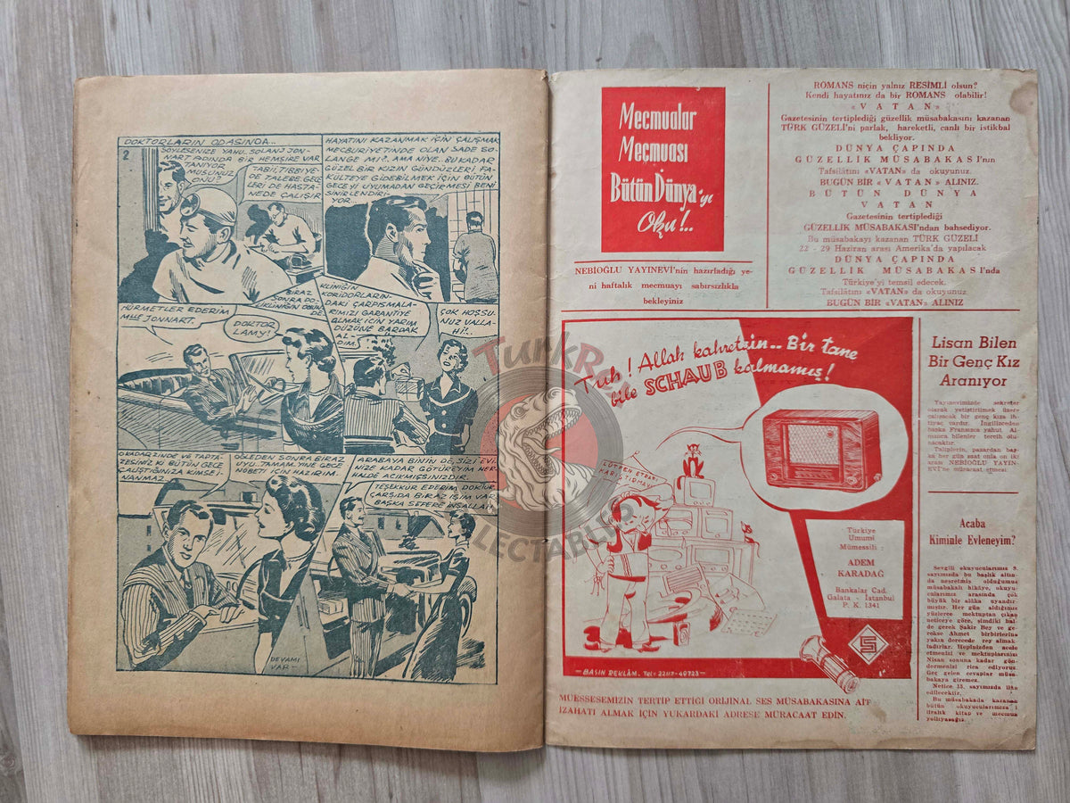 Resimli Romans 1952 Marilyn Monroe Turkish Mag Turkey Barbara Freking Hollywood