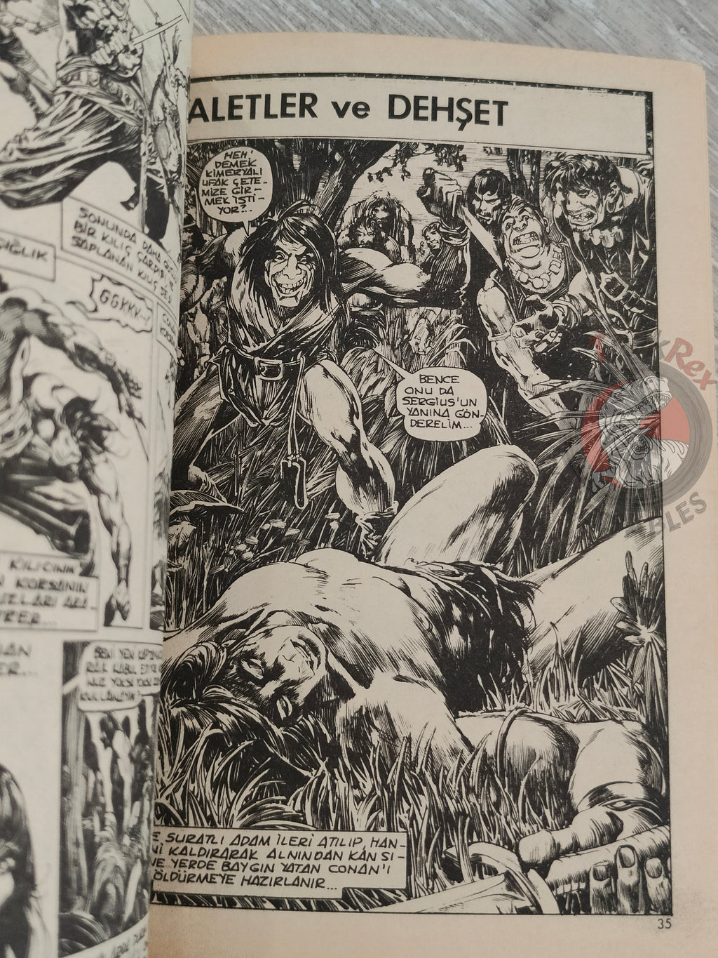 Conan #11 1983 The Savage Sword of Conan Issue #4 Turkish Comic Turkey