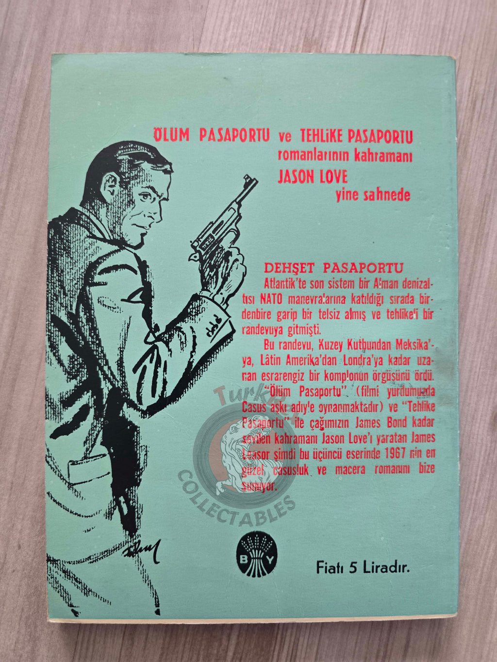 James Leasor – The Passport in Suspense 1967 1st Turkish Book Turkey Jason Love