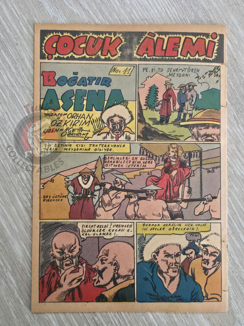 Çocuk Alemi #37 Captain Marvel Jr 1947 Don Winslow of the Navy Turkish Comic Turkey