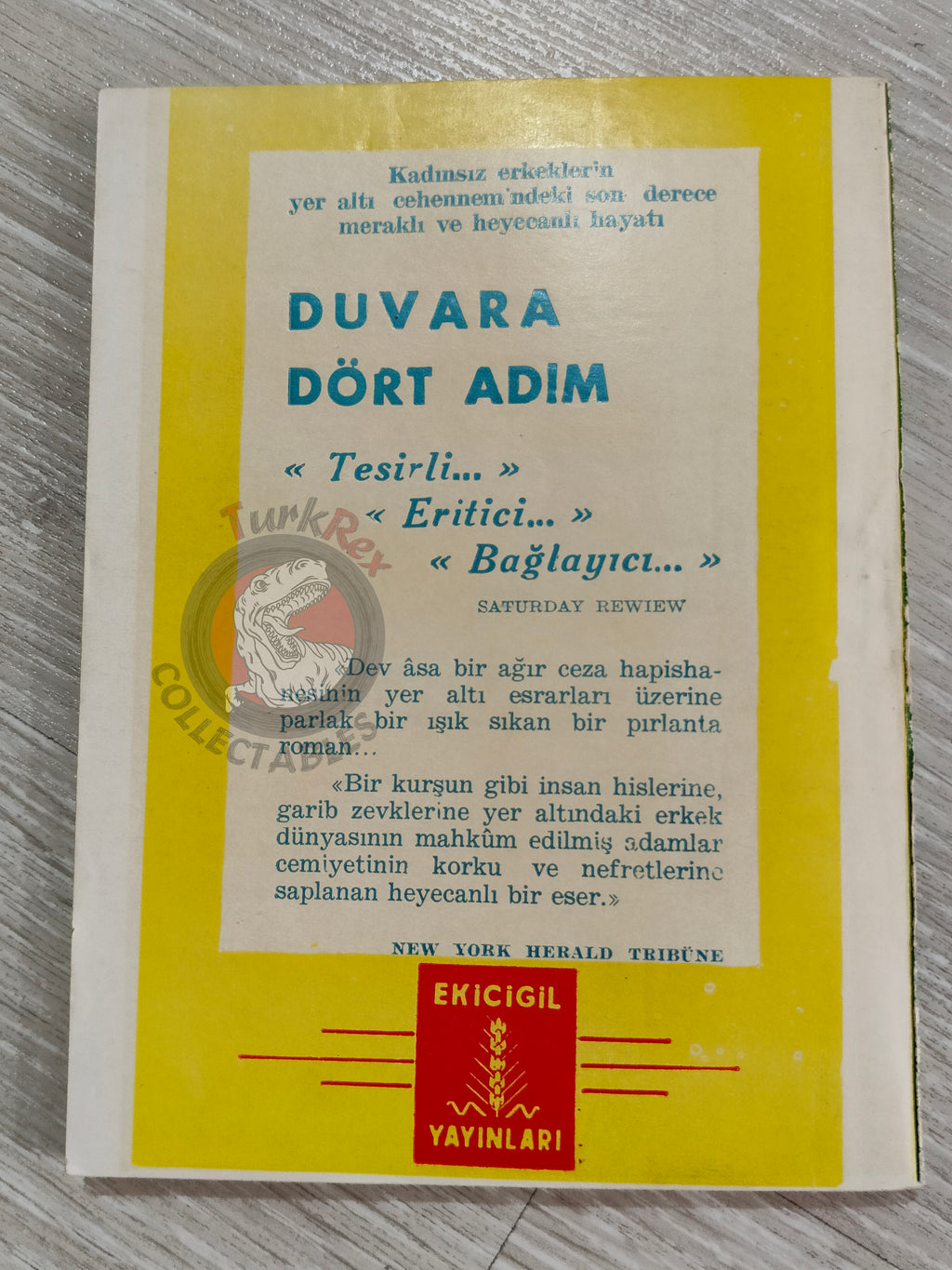 Peter Cheyney – The Dark Street 1955 1st Turkish Book Turkey