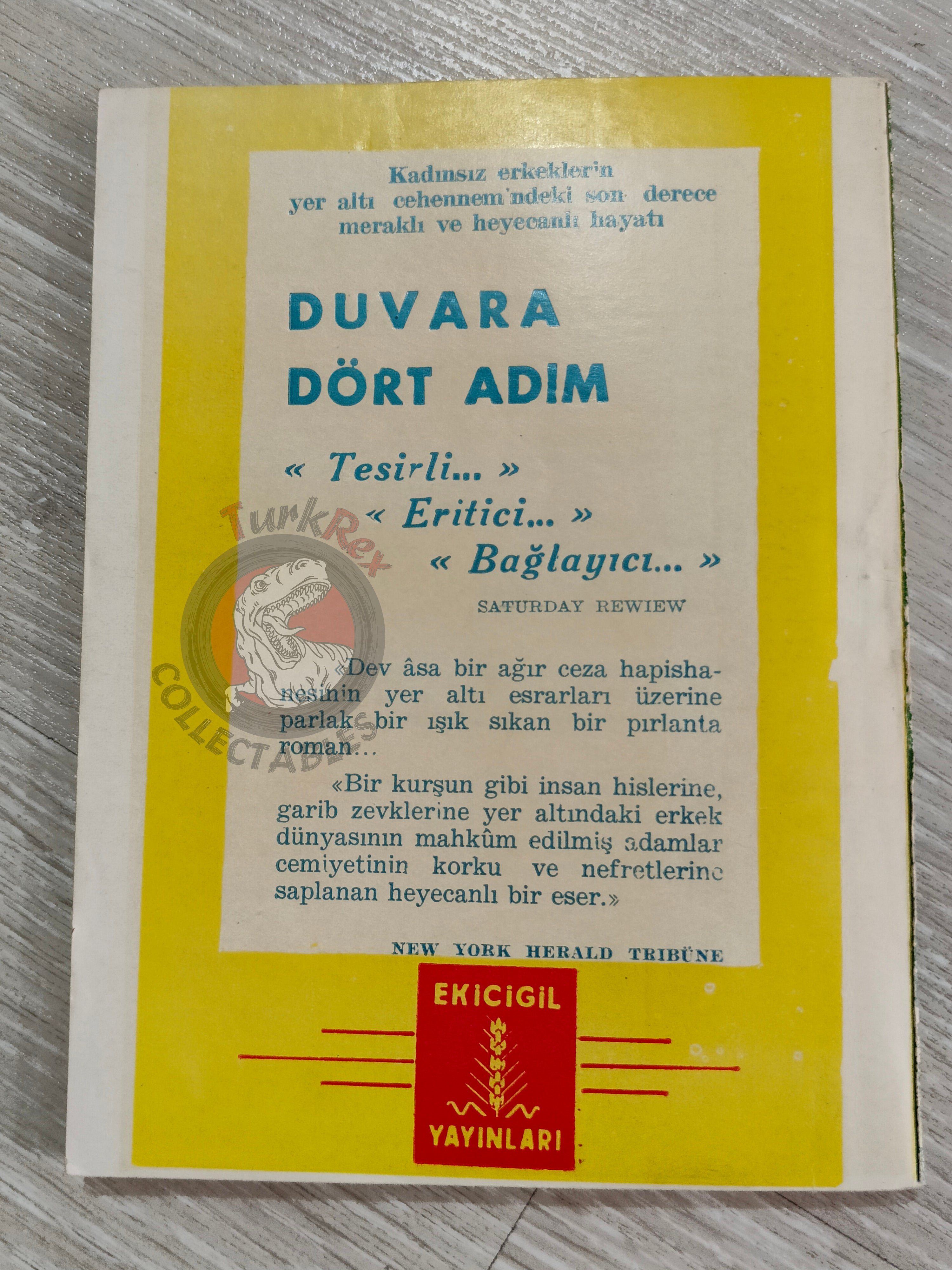 Peter Cheyney – The Dark Street 1955 1st Turkish Book Turkey