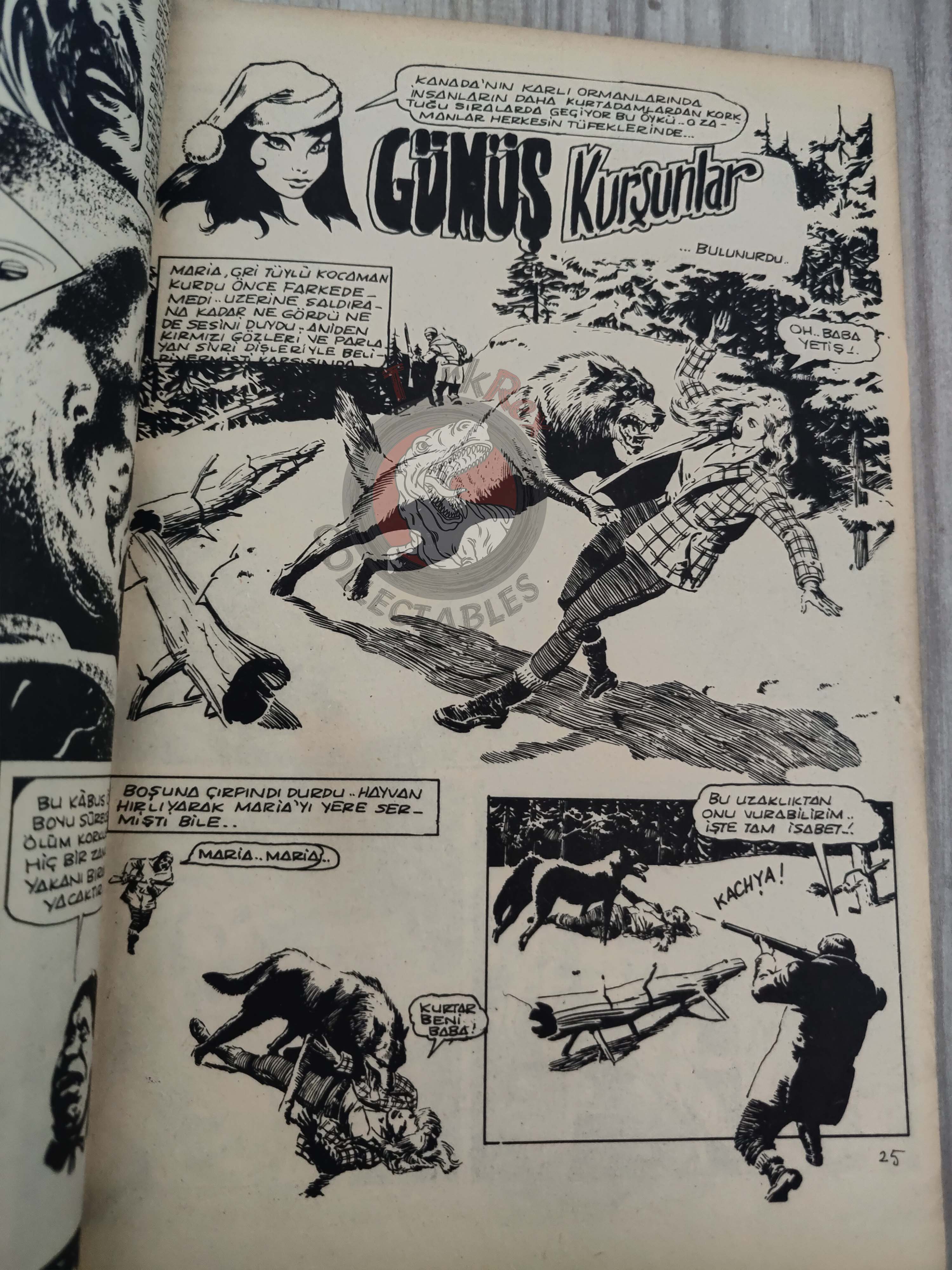 Korku January 1973 Turkish Comic Turkey Vampirella #19 Warren Creepy Eerie