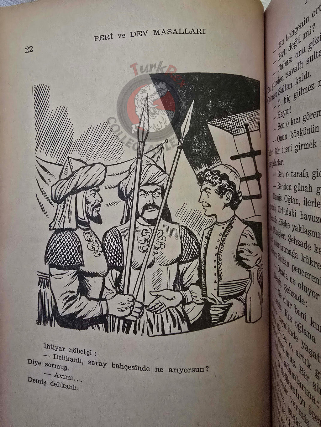 Enver Benhan Şapolyo – Fairy and Giant Tales 1966 Turkish Book Turkey Illustrated