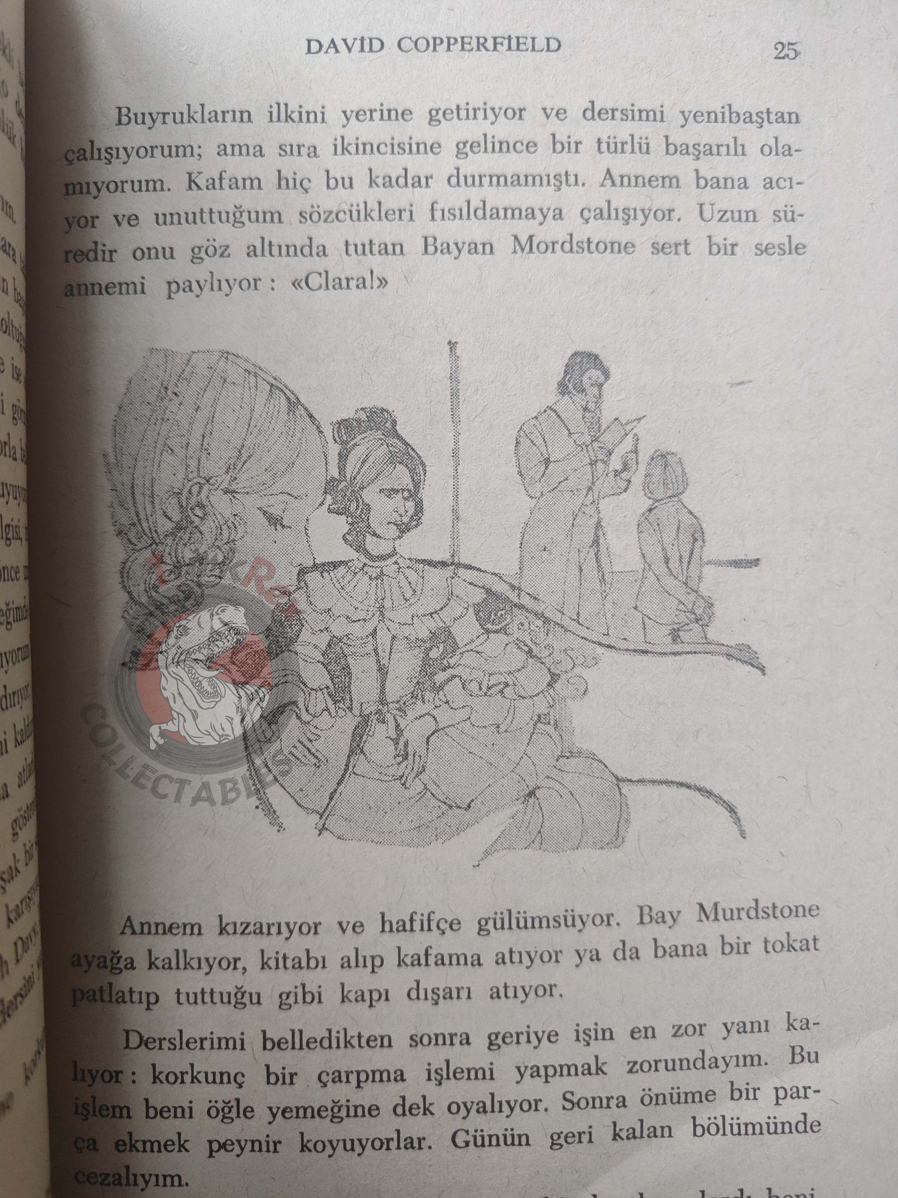Charles Dickens –  David Copperfield 1982 Illustrated Turkish Book Turkey