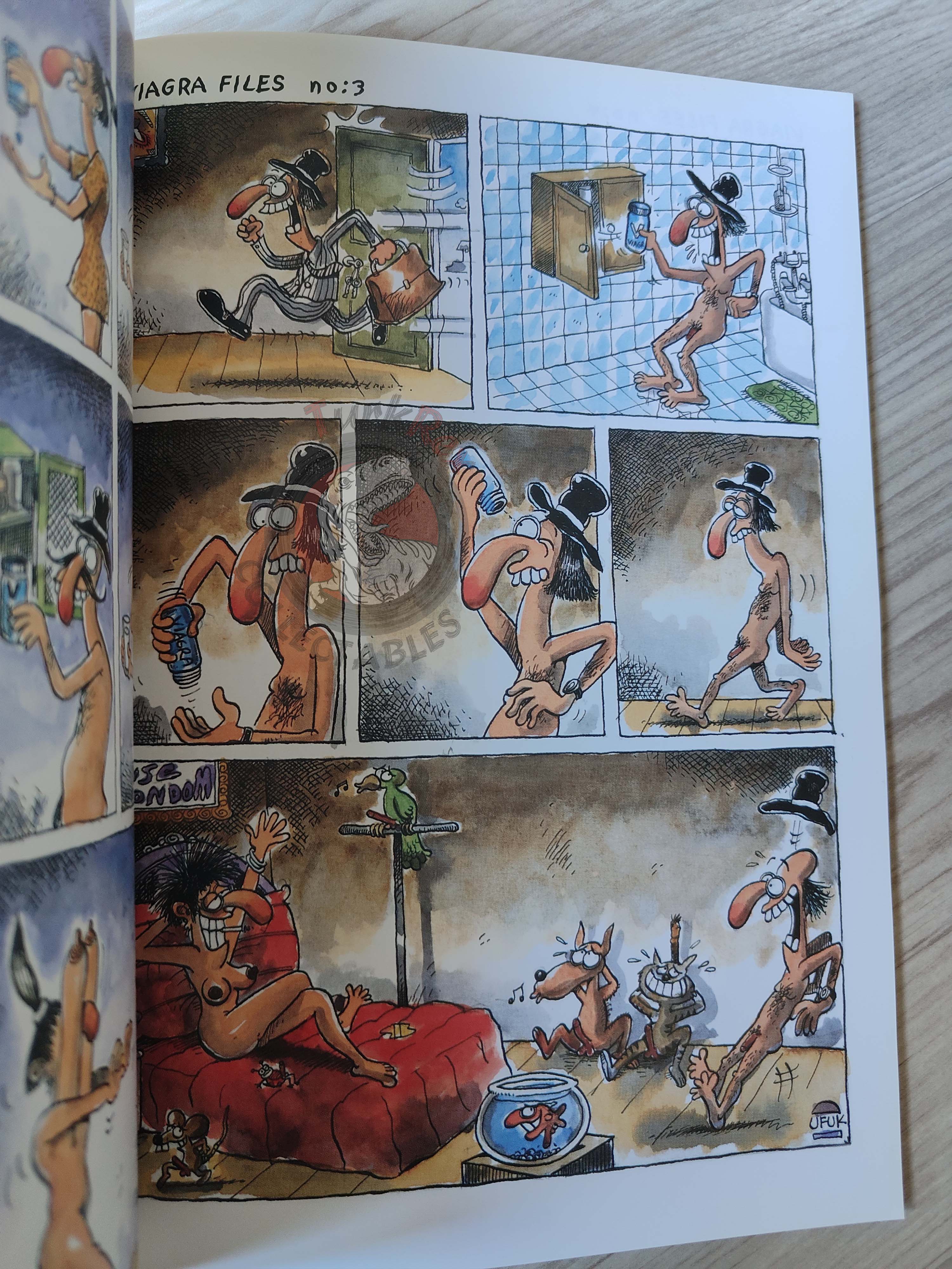 The Adventures of Viagraman Turkish Comic Turkey Ufuk Uyanık Adult Humor