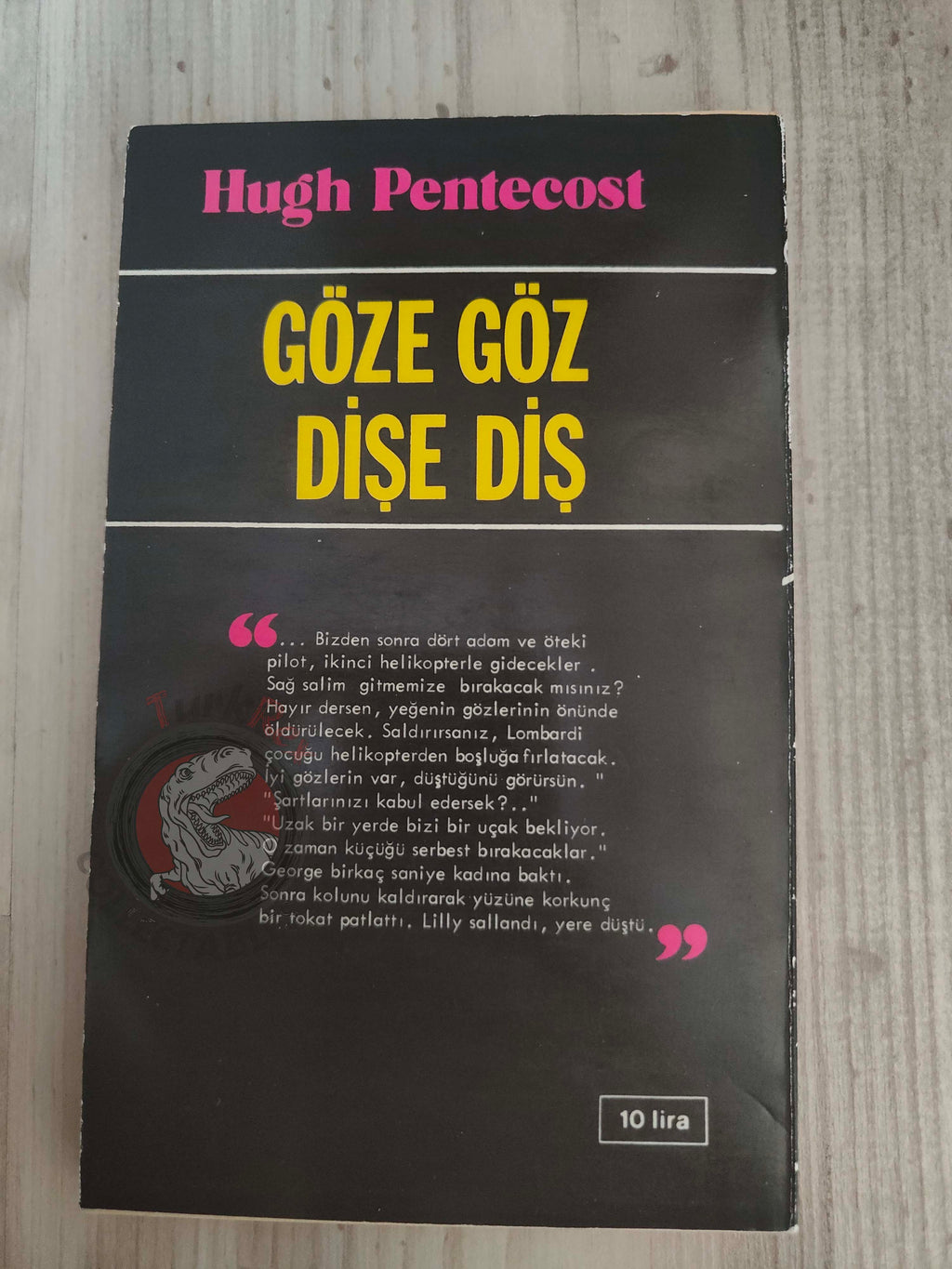 Hugh Pentecost – The Copycat Killers 1973 1st Turkish Book Turkey