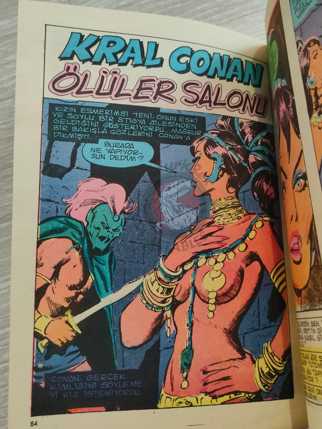 Conan Renkli #1 Turkish Comic Turkey CTB #114 The Savage Sword of Conan #1