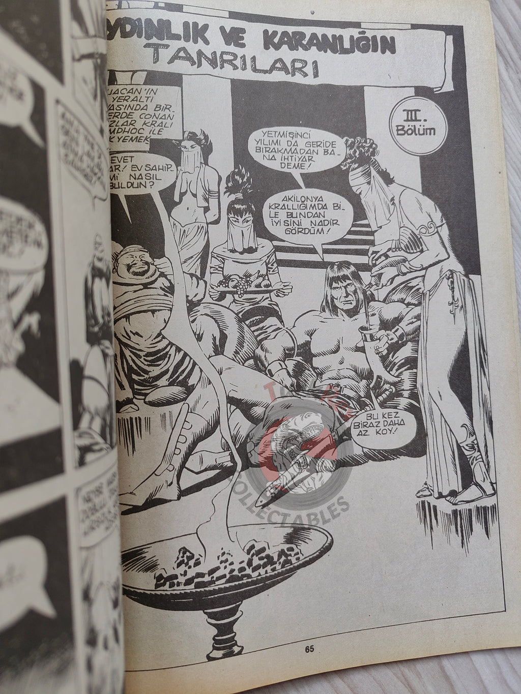 Conan of the Isles 1989 Marvel Grafik #2 Turkish Comic Turkey