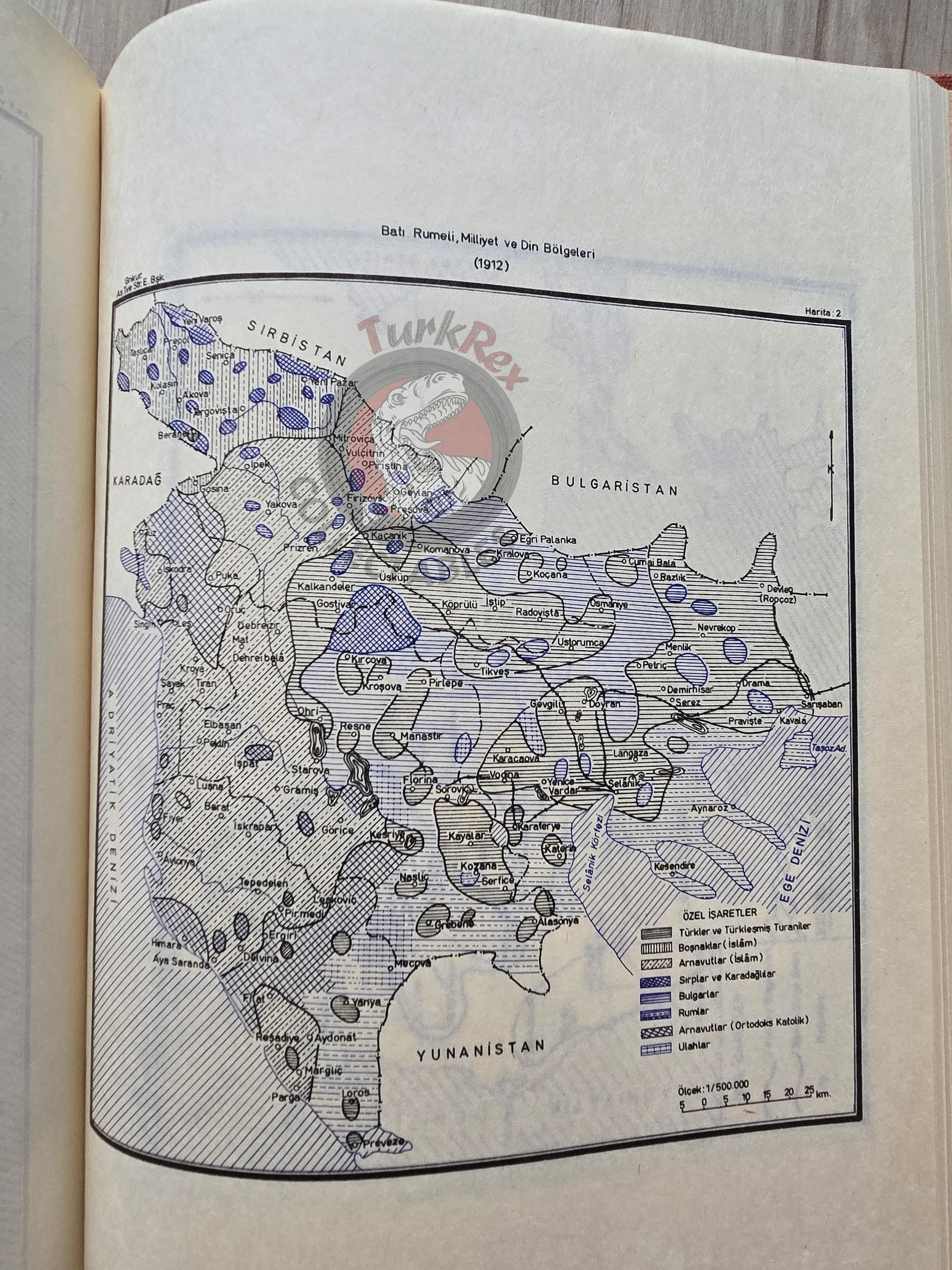 Balkan War Western Army Greek Front 1981 Turkish Book Military Ottoman Empire Maps