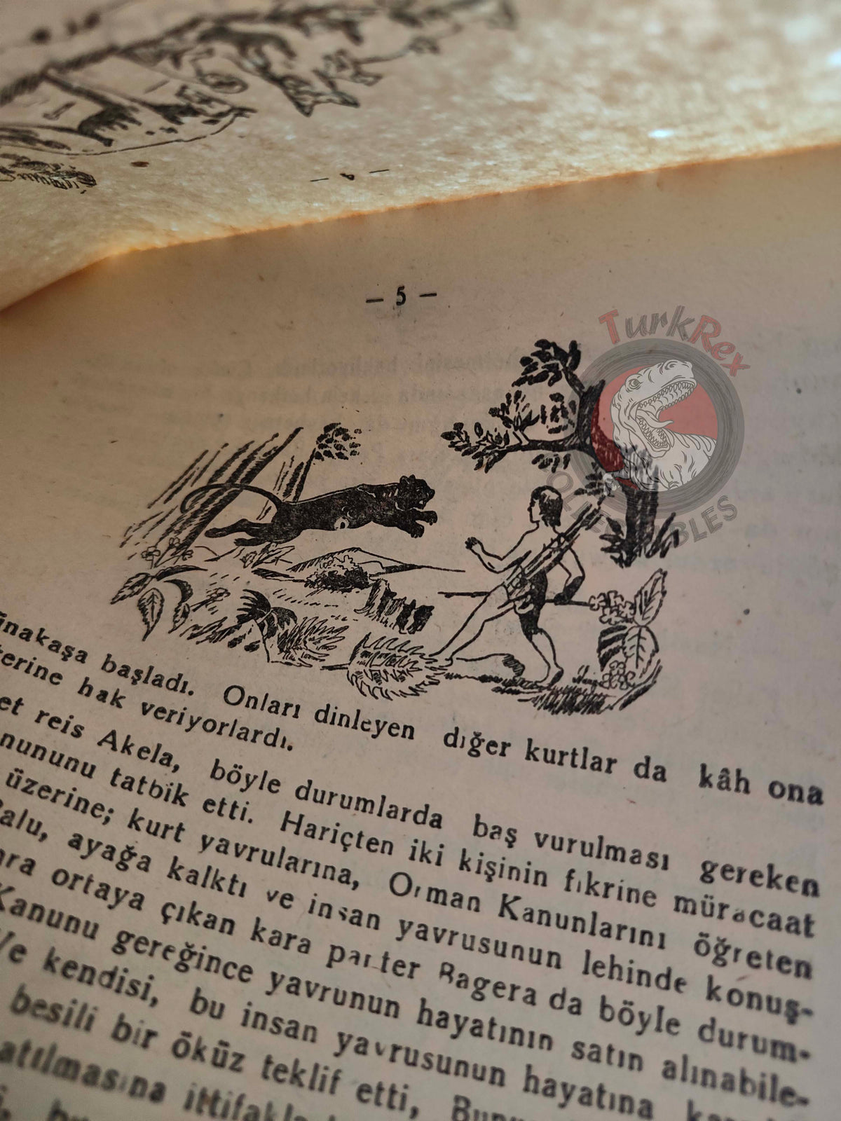 Rudyard Kipling – The Jungle Book 1959 Turkish Book Turkey Illustrated