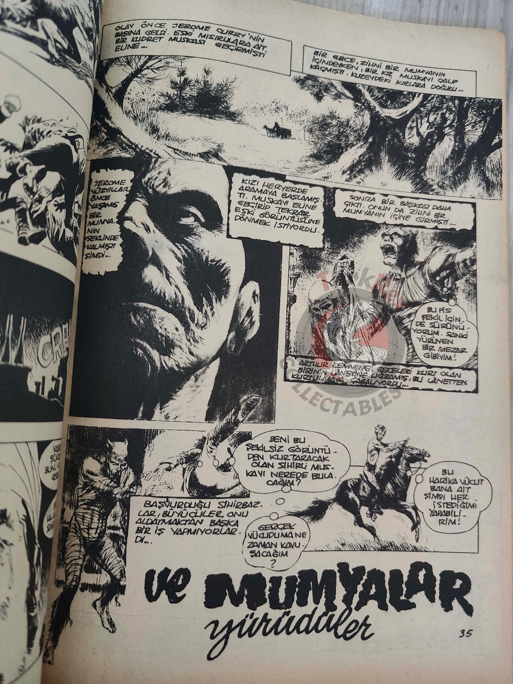 Korku April 1975 Turkish Comic Turkey Vampirella #34 Warren Creepy Eerie Enrich