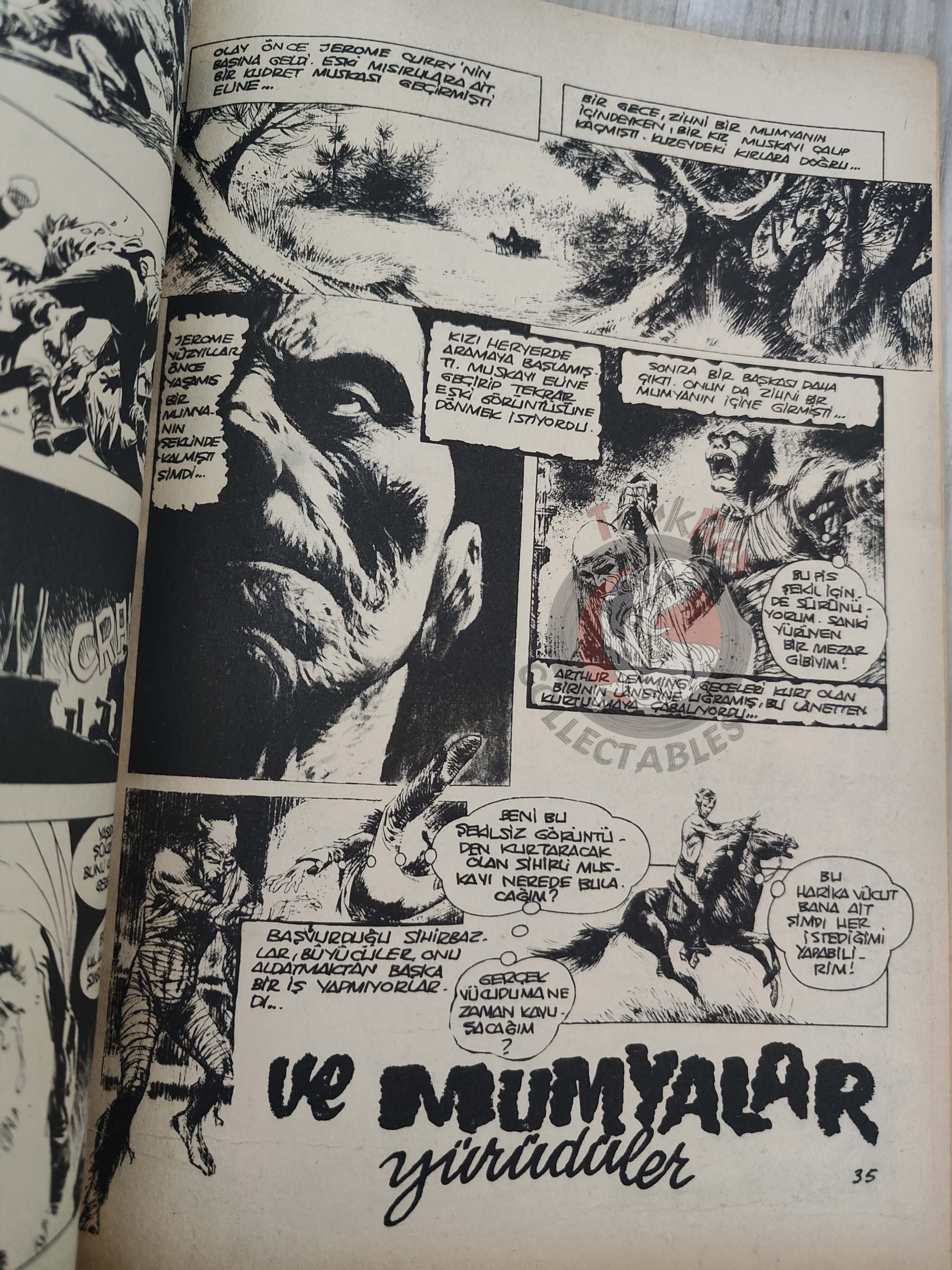 Korku April 1975 Turkish Comic Turkey Vampirella #34 Warren Creepy Eerie Enrich