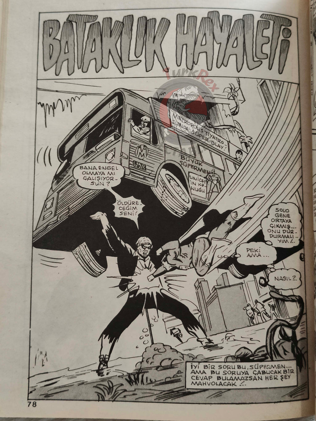 Superman #126 1994 Turkish Comic Turkey #57 #301 Action Comics #667