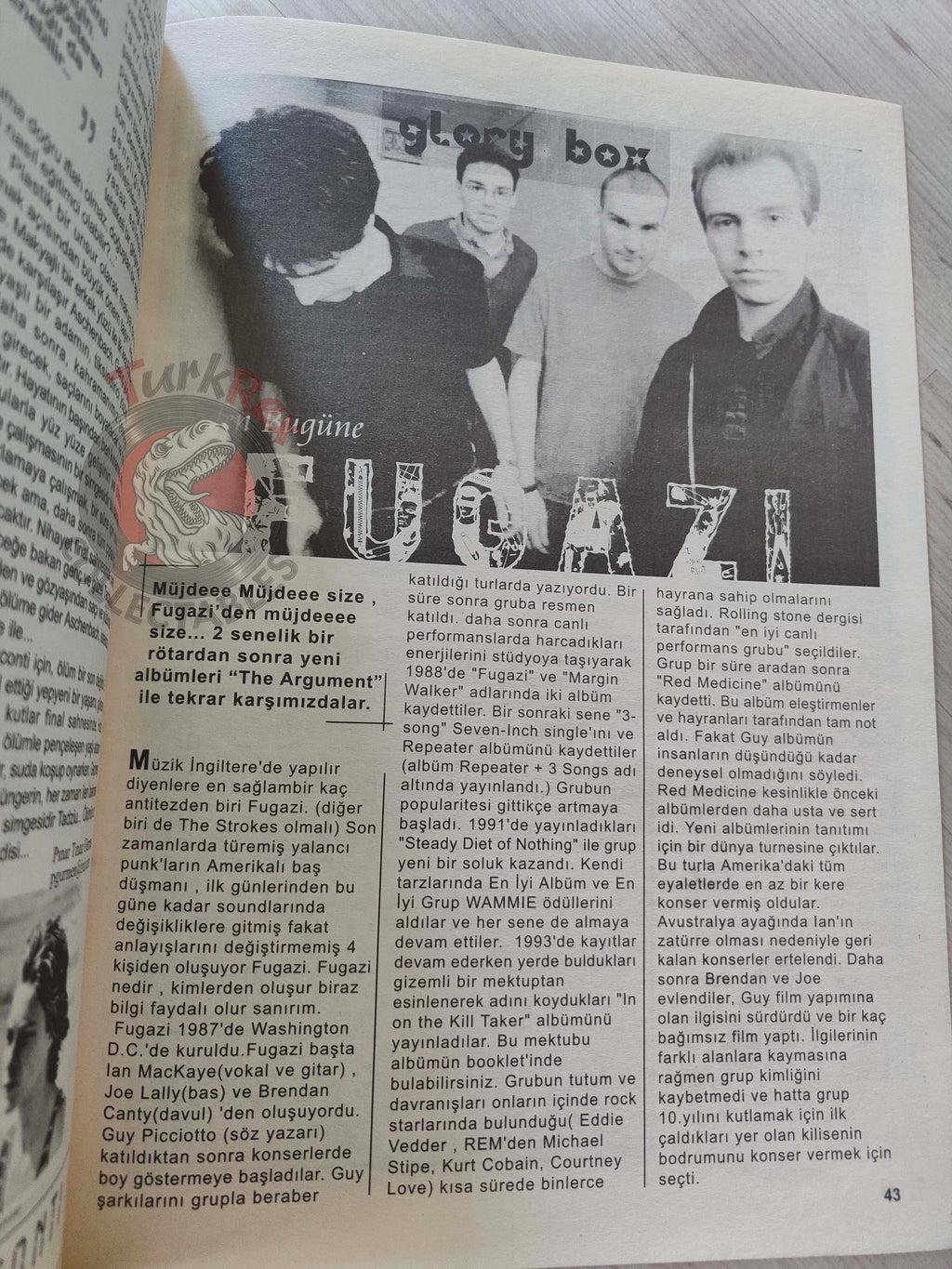 Lull 2002 Robert Smith The Cure Turkish Mag Turkey Amelie The Notwist Tindersticks