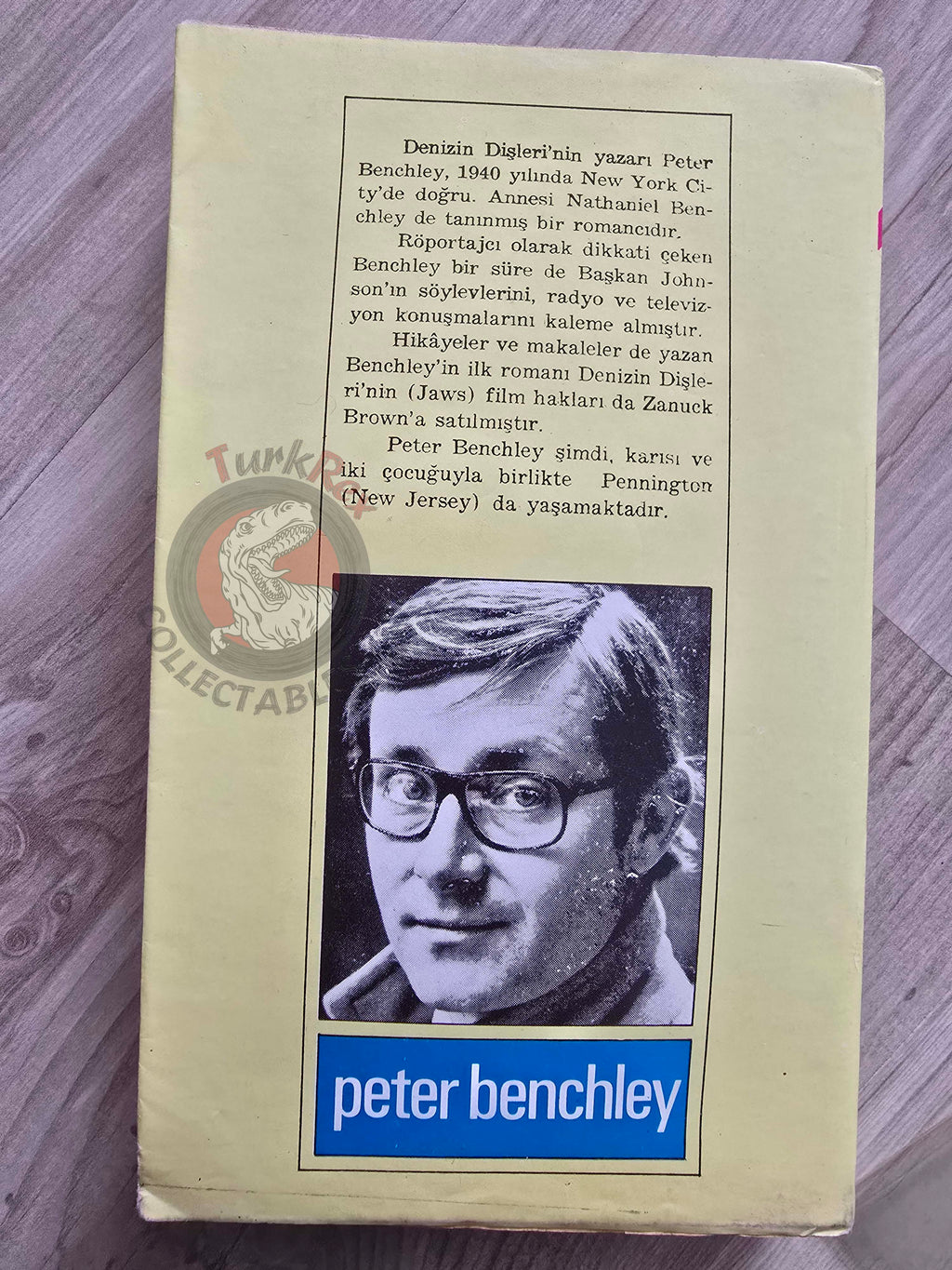 Peter Benchley  – Jaws 1974 1st Turkish Book Turkey Steven Spielberg