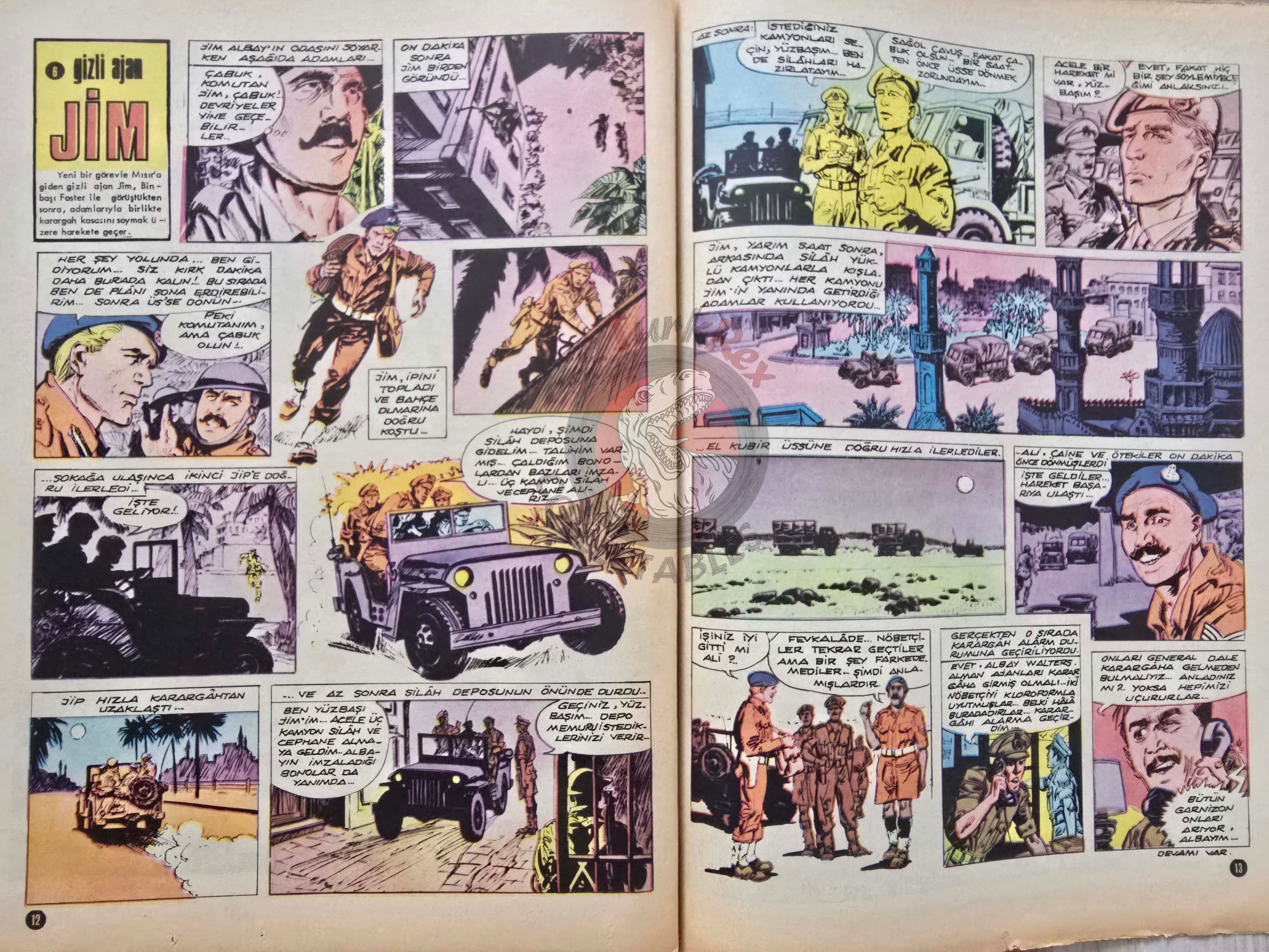 Milliyet Çocuk #20 1973 Turkish Comic Mag Turkey Tintin Jim Lacy Il Colonnello Caster’Bum Abraham Lincoln