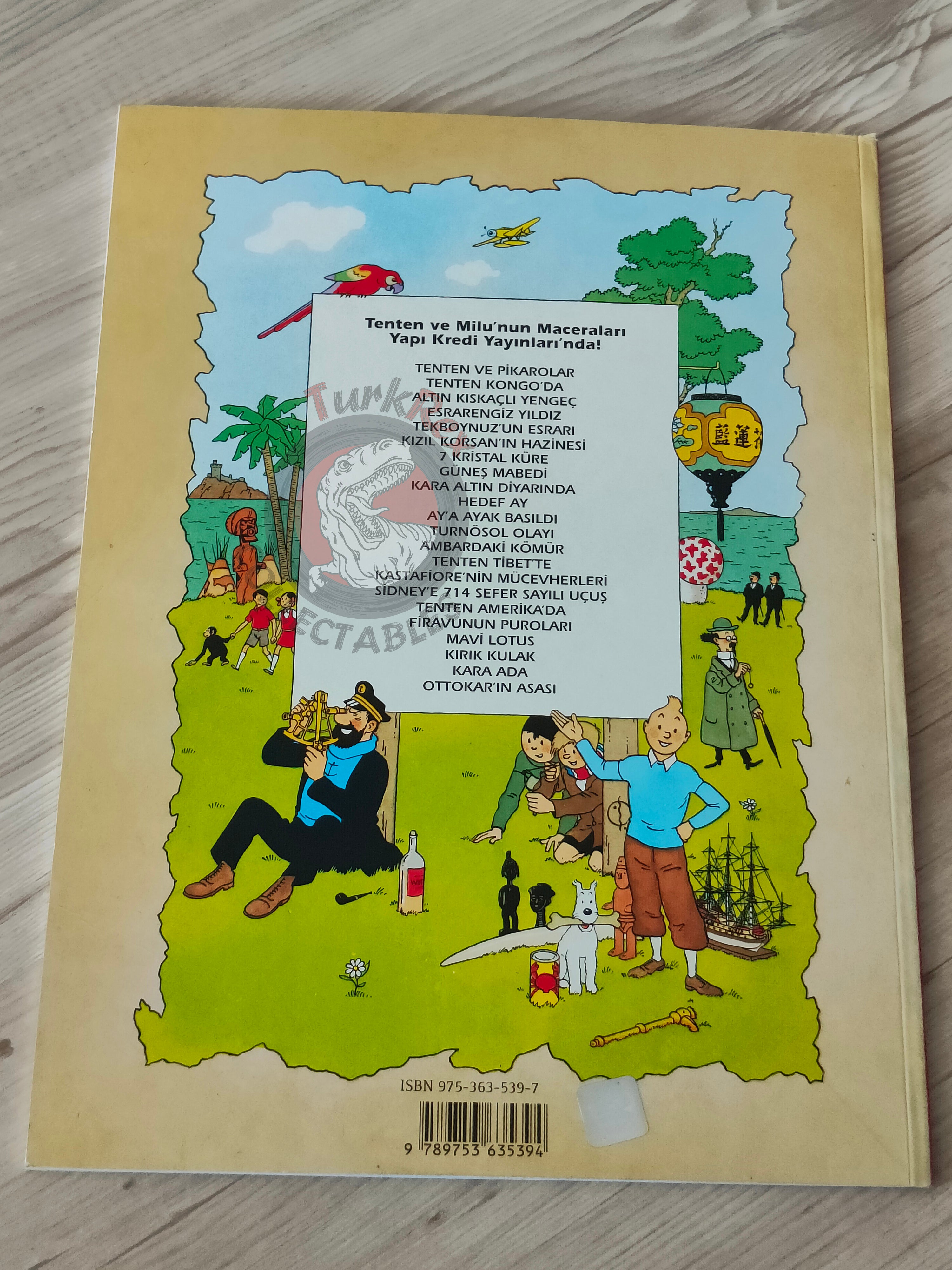 Tintin – The Castafiore Emerald 1998 Turkish Edition Comic Turkey 2nd YKY
