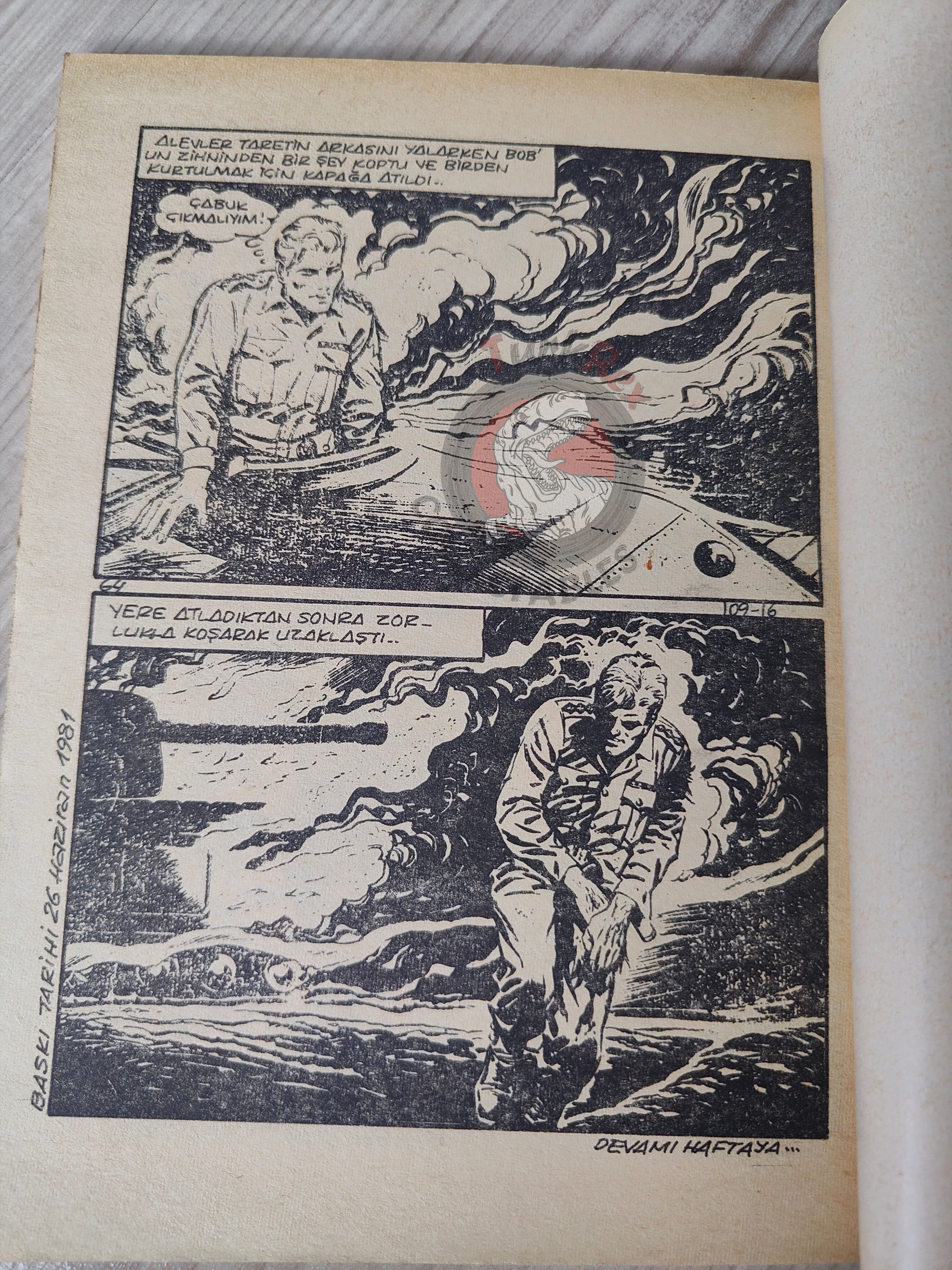 War Picture Library #9 1981 Turkish Comic Turkey WW2 stories