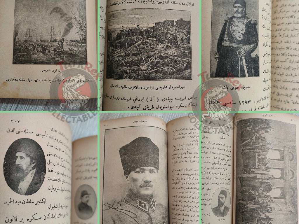 Ottoman 1923 General History Modern Age Book with many Maps Ali Reşad Empire Africa Asia