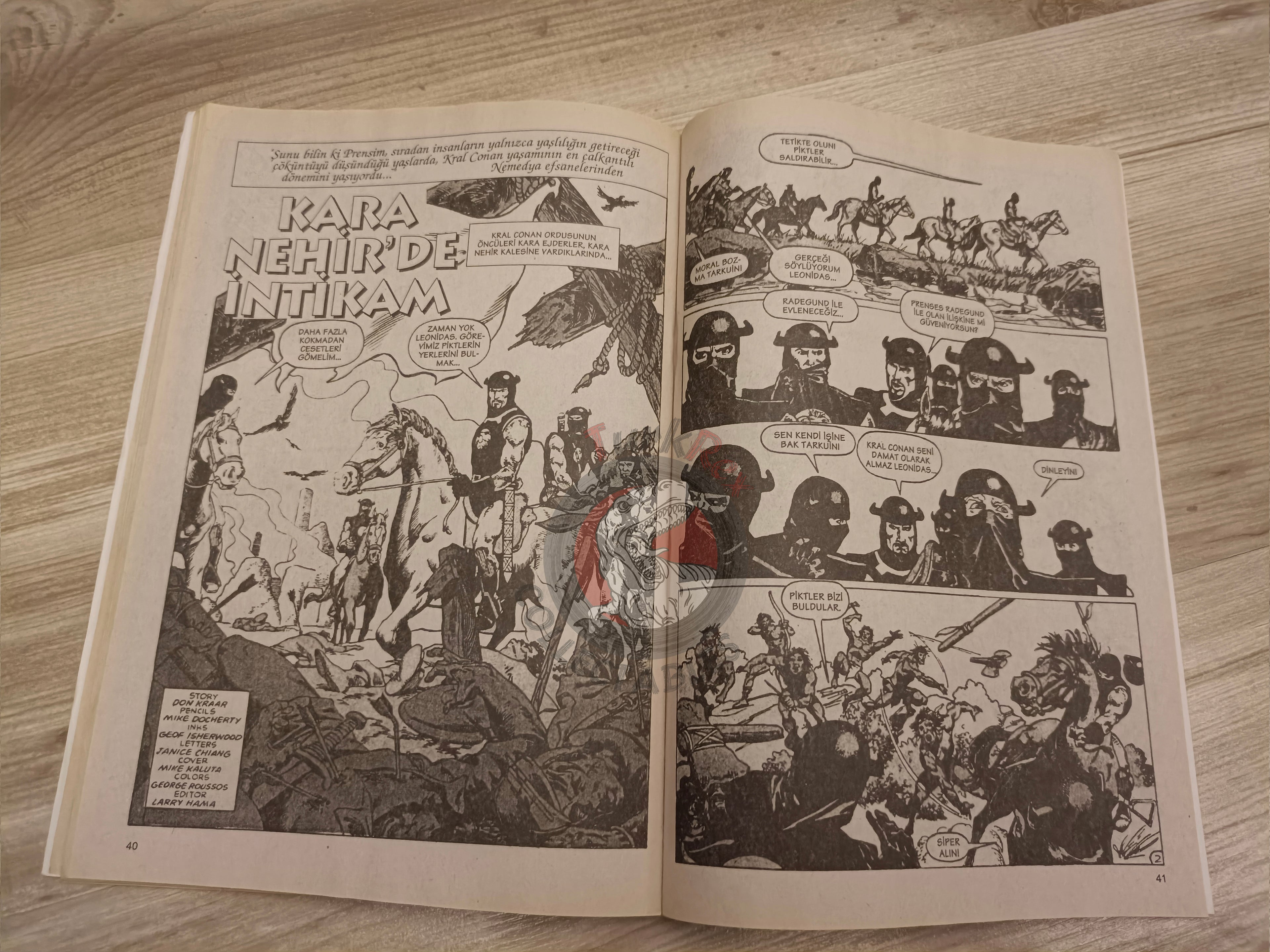 Kral Conan #36 King Conan #29 #30 Turkish Comic Turkey Ken Kelly Prince Conn