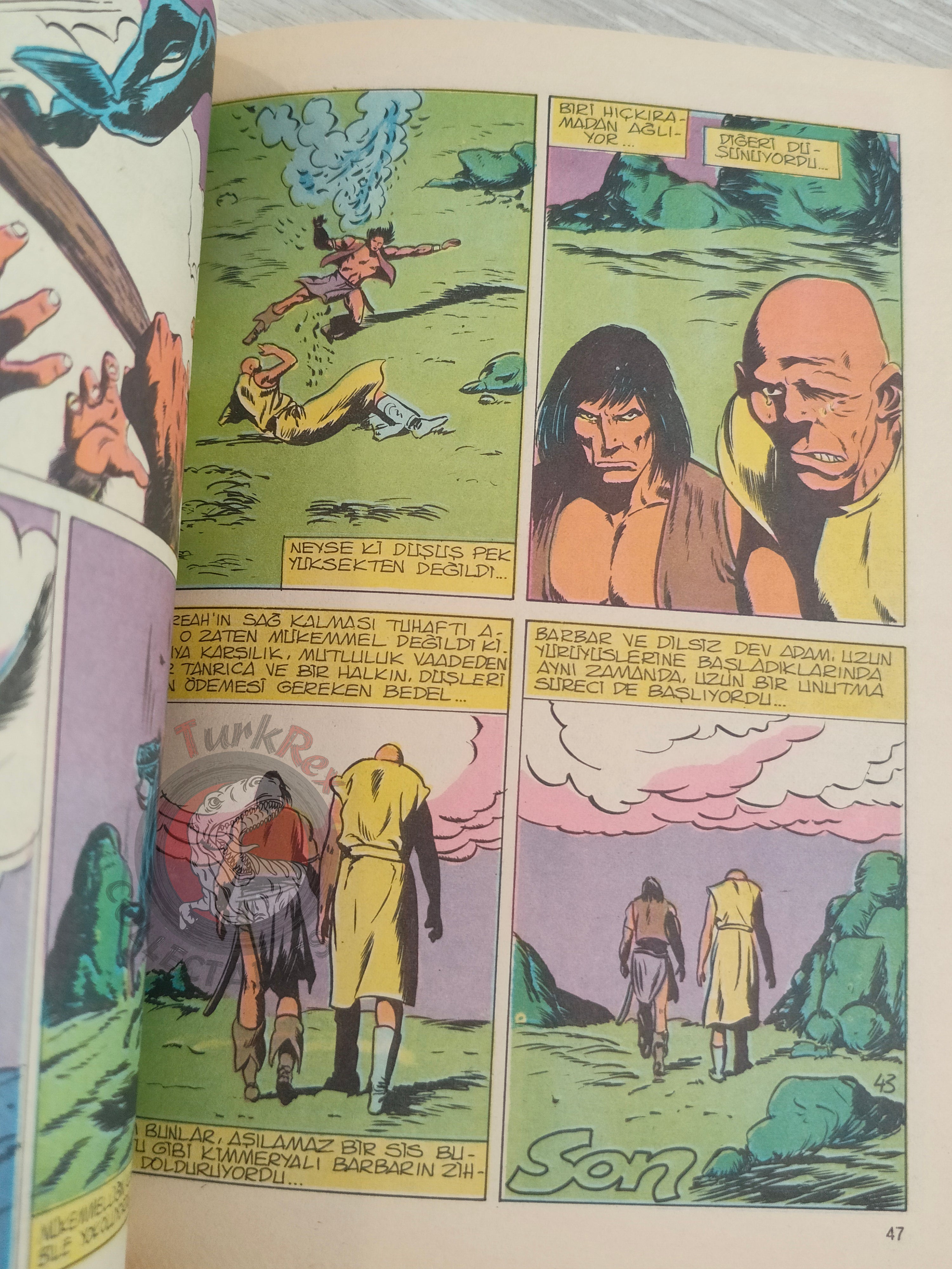 Conan Renkli #7 Turkish Comic Turkey The Savage Sword of #17 CTB #121 Movie