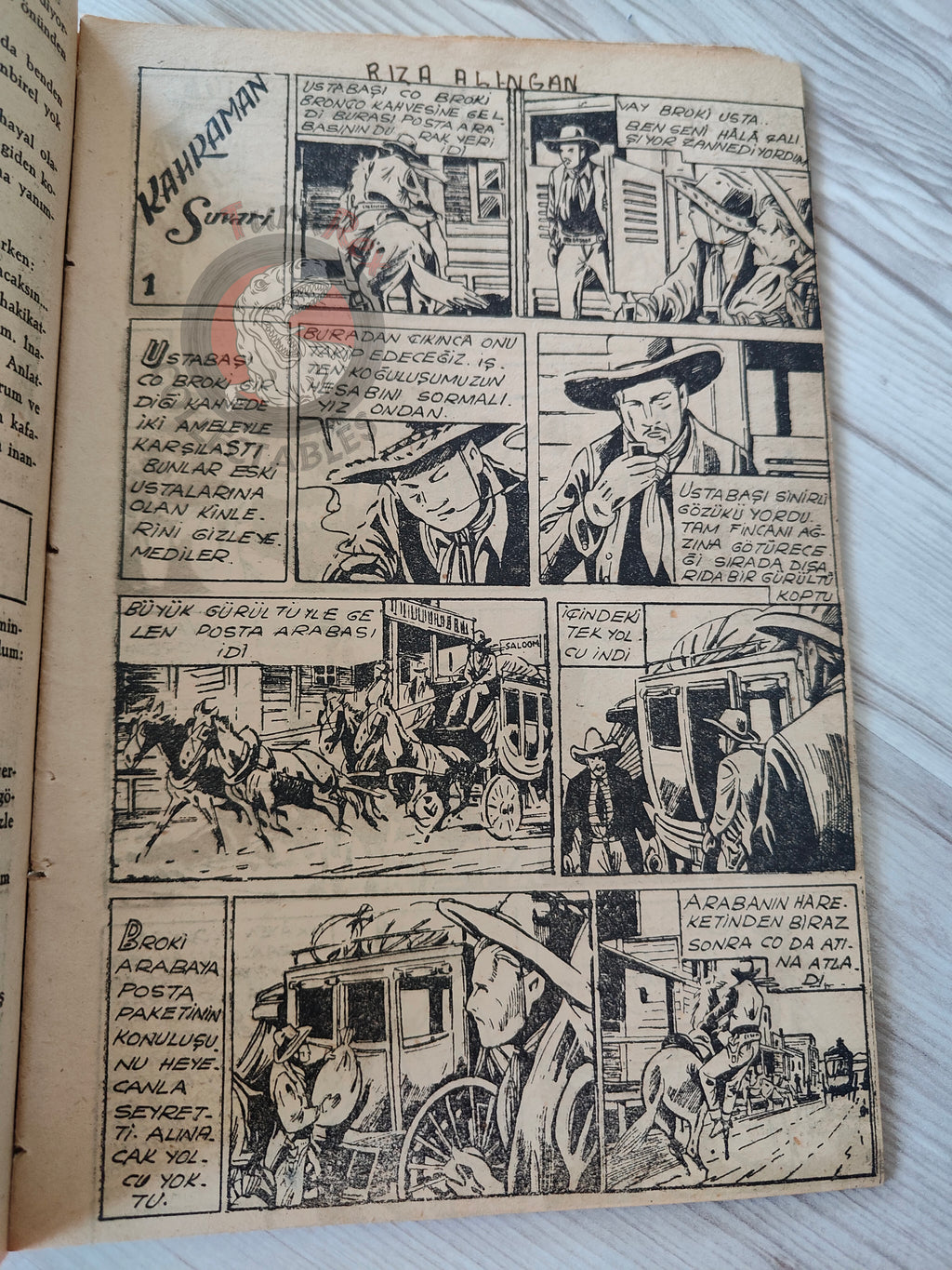1001 Roman 1942 The Heroic Cavalryman Turkish Comic Mag Turkey